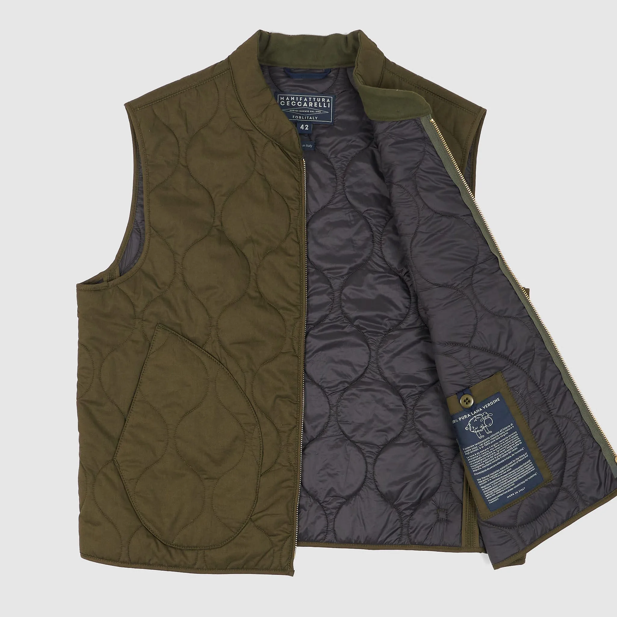 Manifattura Ceccarelli Quilted Vest sold by DeeCee style product image thumbnail 2