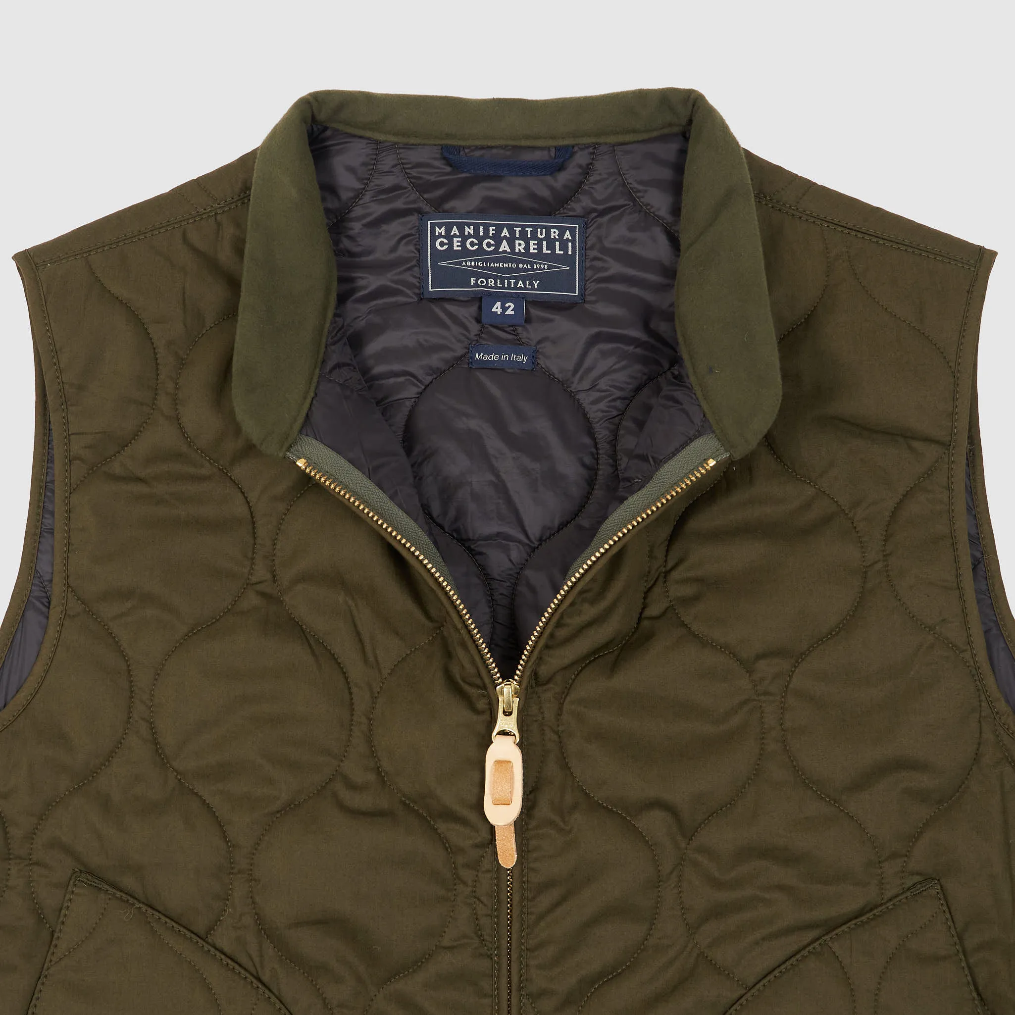 Manifattura Ceccarelli Quilted Vest sold by DeeCee style product image thumbnail 4