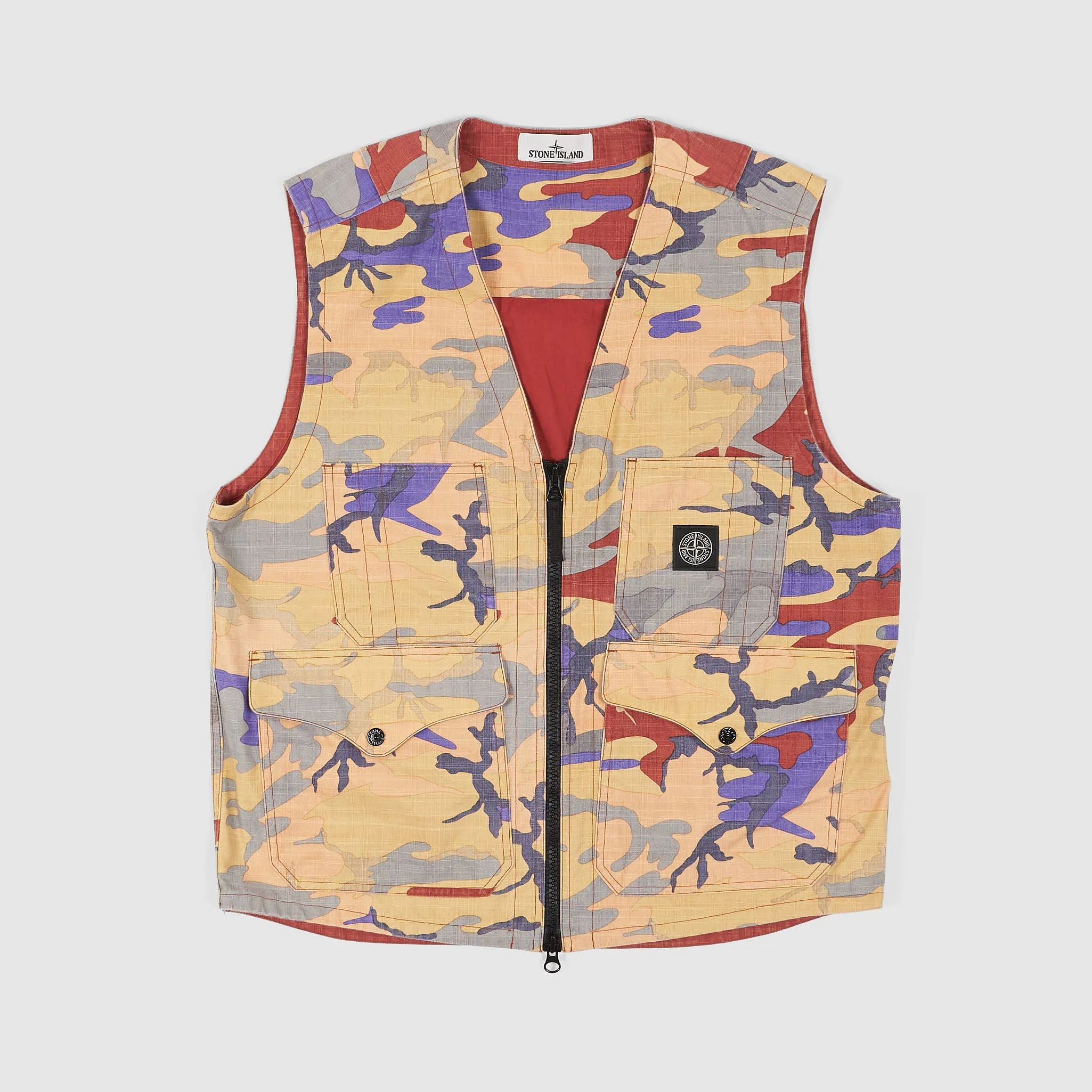 Stone Island Ripstop Camo Vest sold by DeeCee style