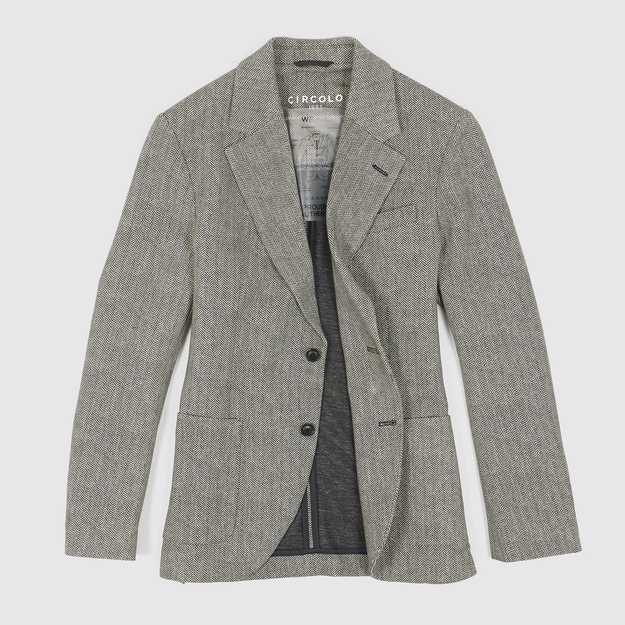 Circolo 1901 Man Herringbone Blazer sold by DeeCee style product image thumbnail 2