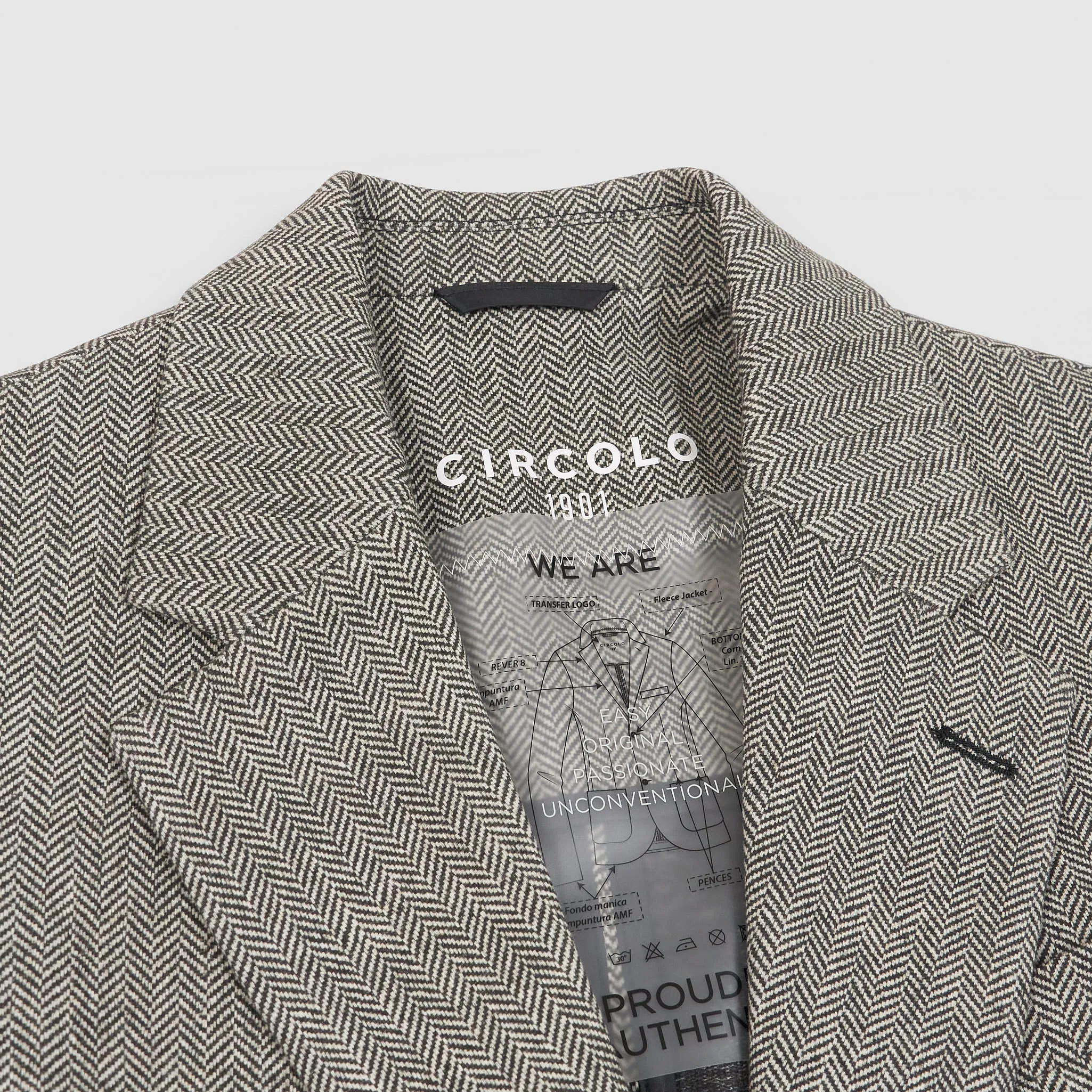 Circolo 1901 Man Herringbone Blazer sold by DeeCee style product image thumbnail 4