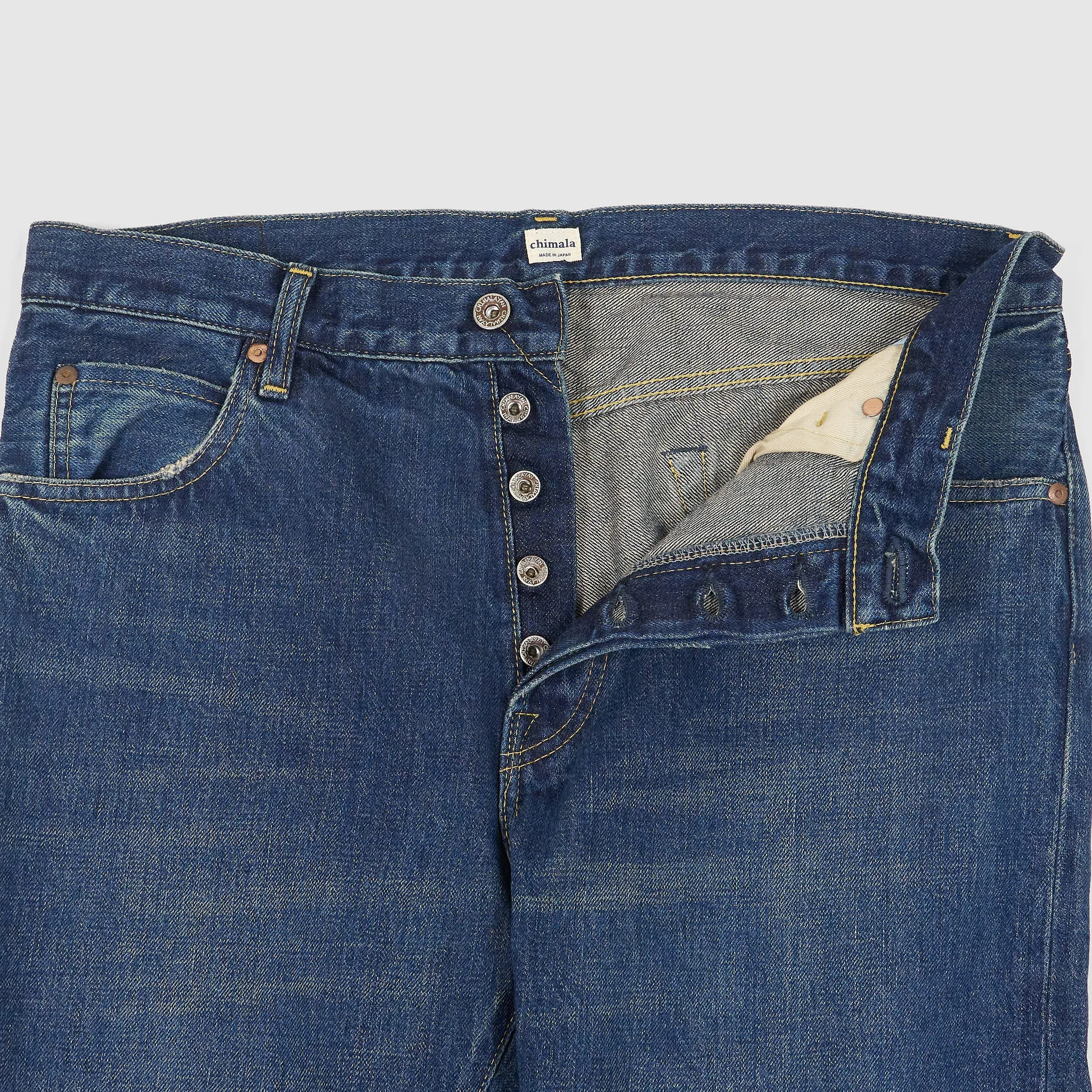 Chimala 5-Pocket Selvedge Straight Leg Unisex Jeans sold by DeeCee style product image thumbnail 4