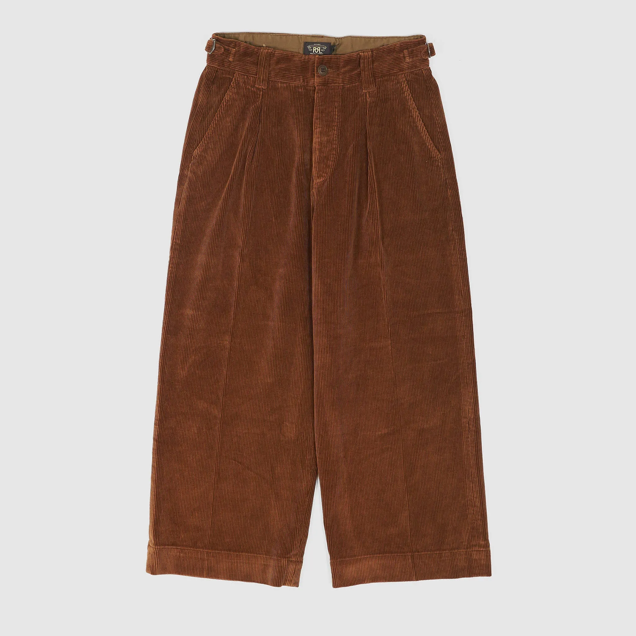 Double RL Ladies Cropped Corduroy Wide-Leg Trousers sold by DeeCee style