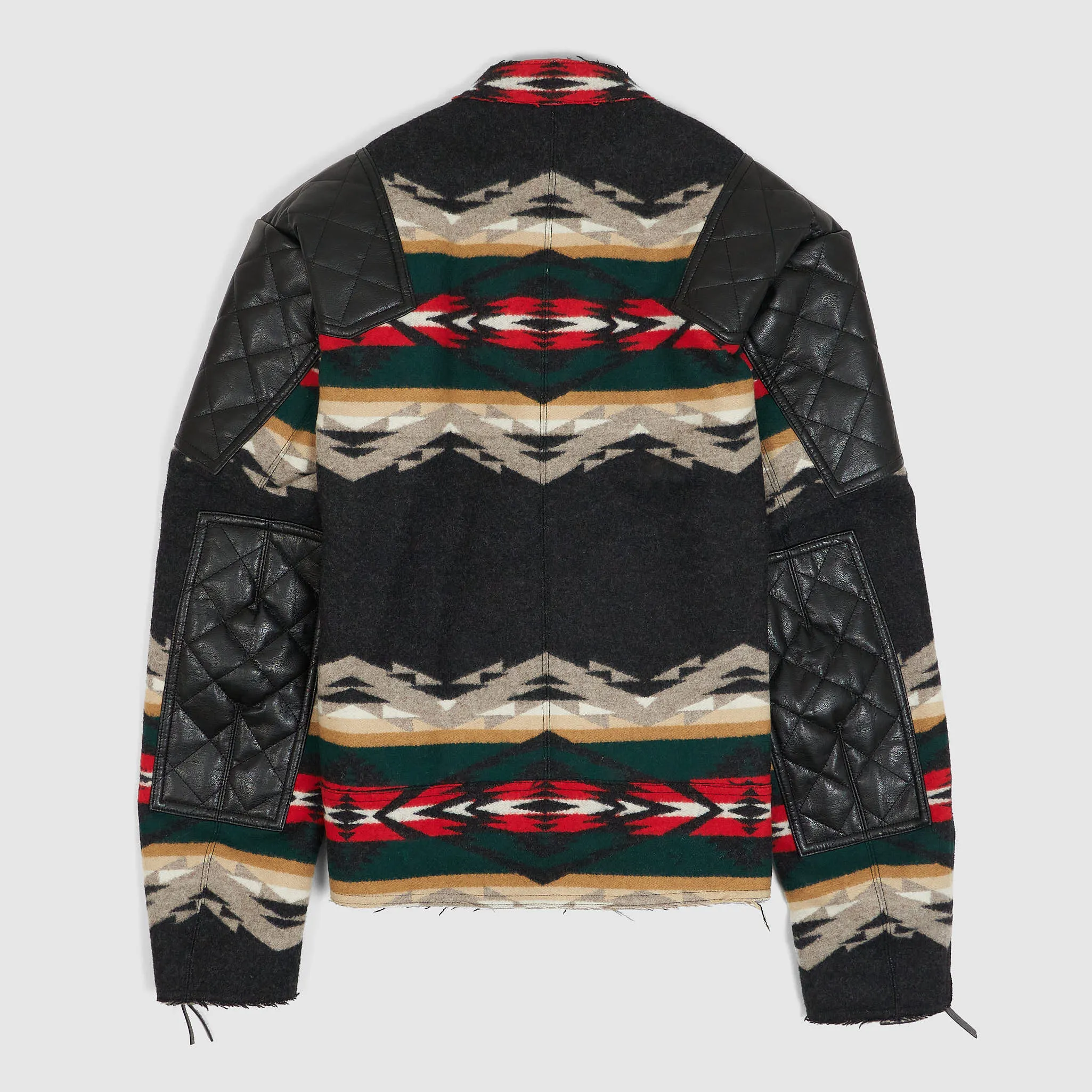 Junya Watanabe Man x Pendleton Blanket Quilted Perfecto Jacket sold by DeeCee style product image thumbnail 2