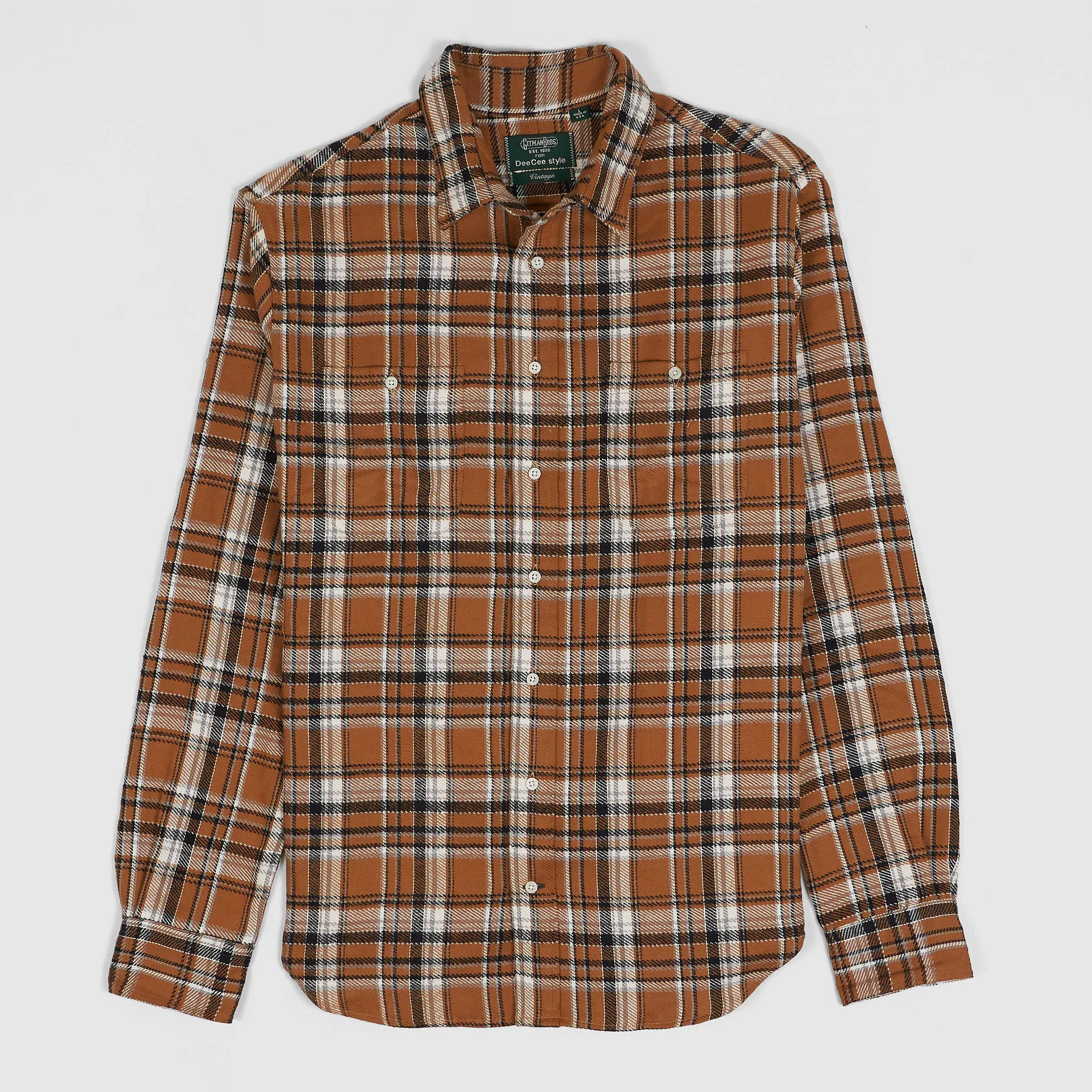 Gitman Vintage for DeeCee style Plaid Soft Cotton Sports Shirt sold by DeeCee style