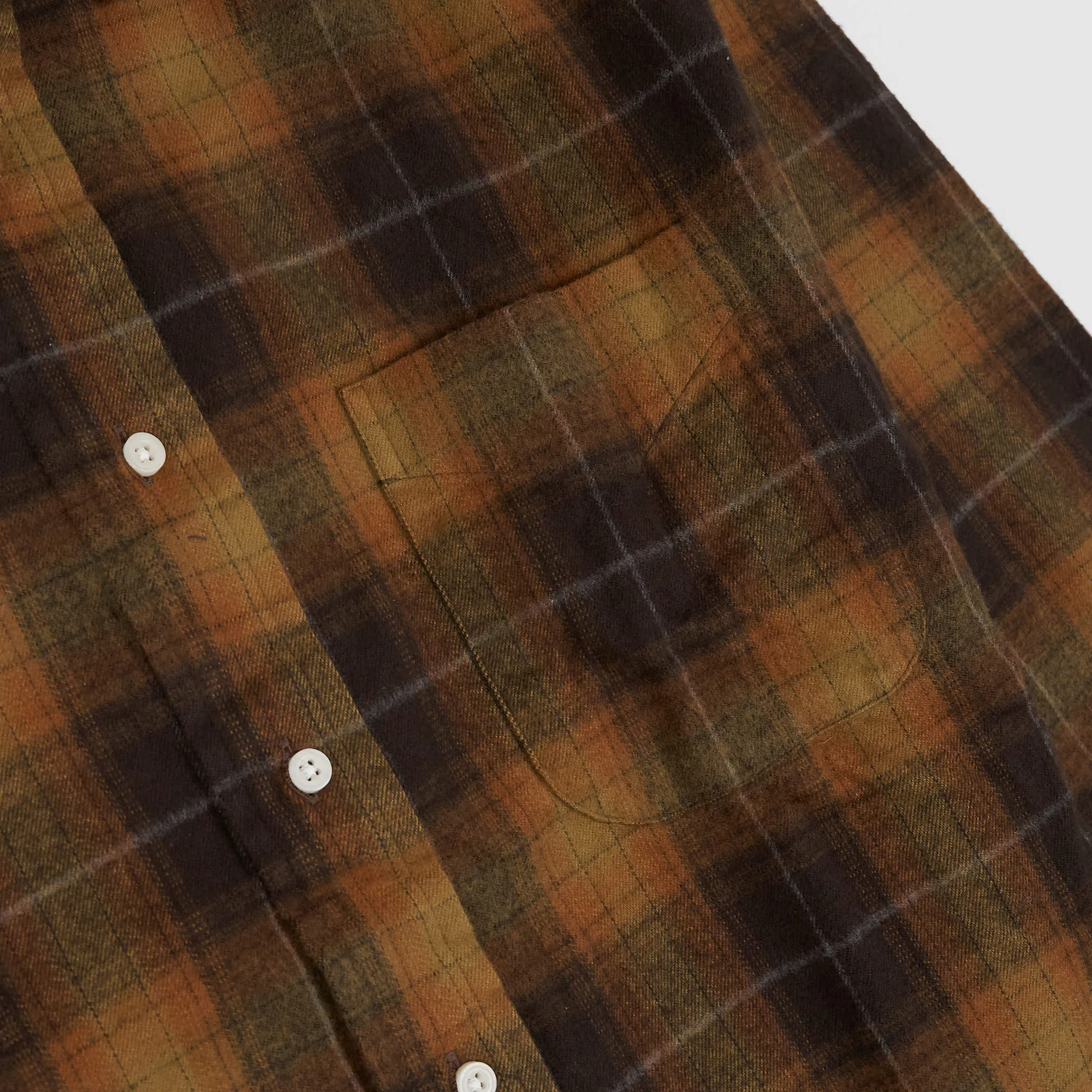 Gitman Vintage for DeeCee style Plaid Cotton Flannel Shirt with Pocket sold by DeeCee style product image thumbnail 4
