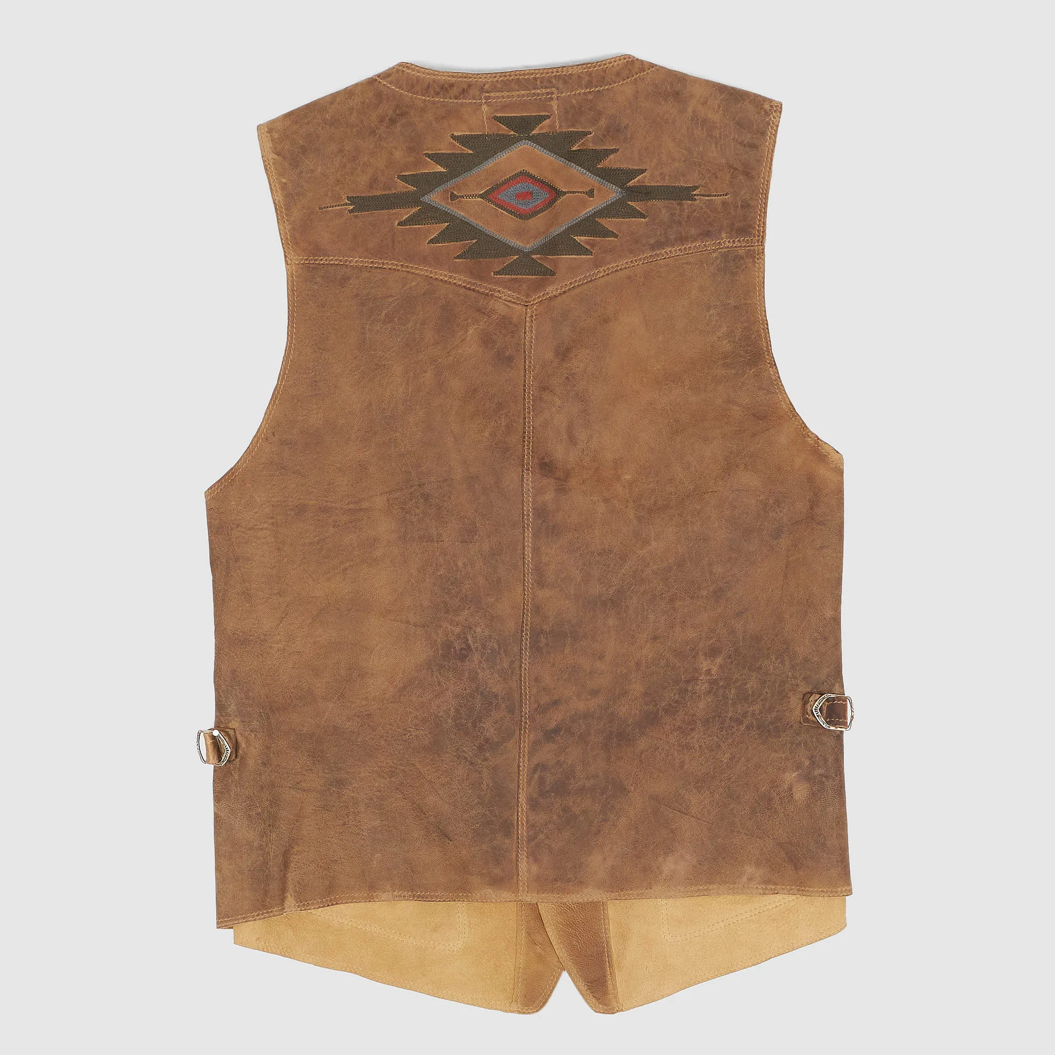 Double RL Hand-Embroidered Shepskin vest sold by DeeCee style product image thumbnail 2