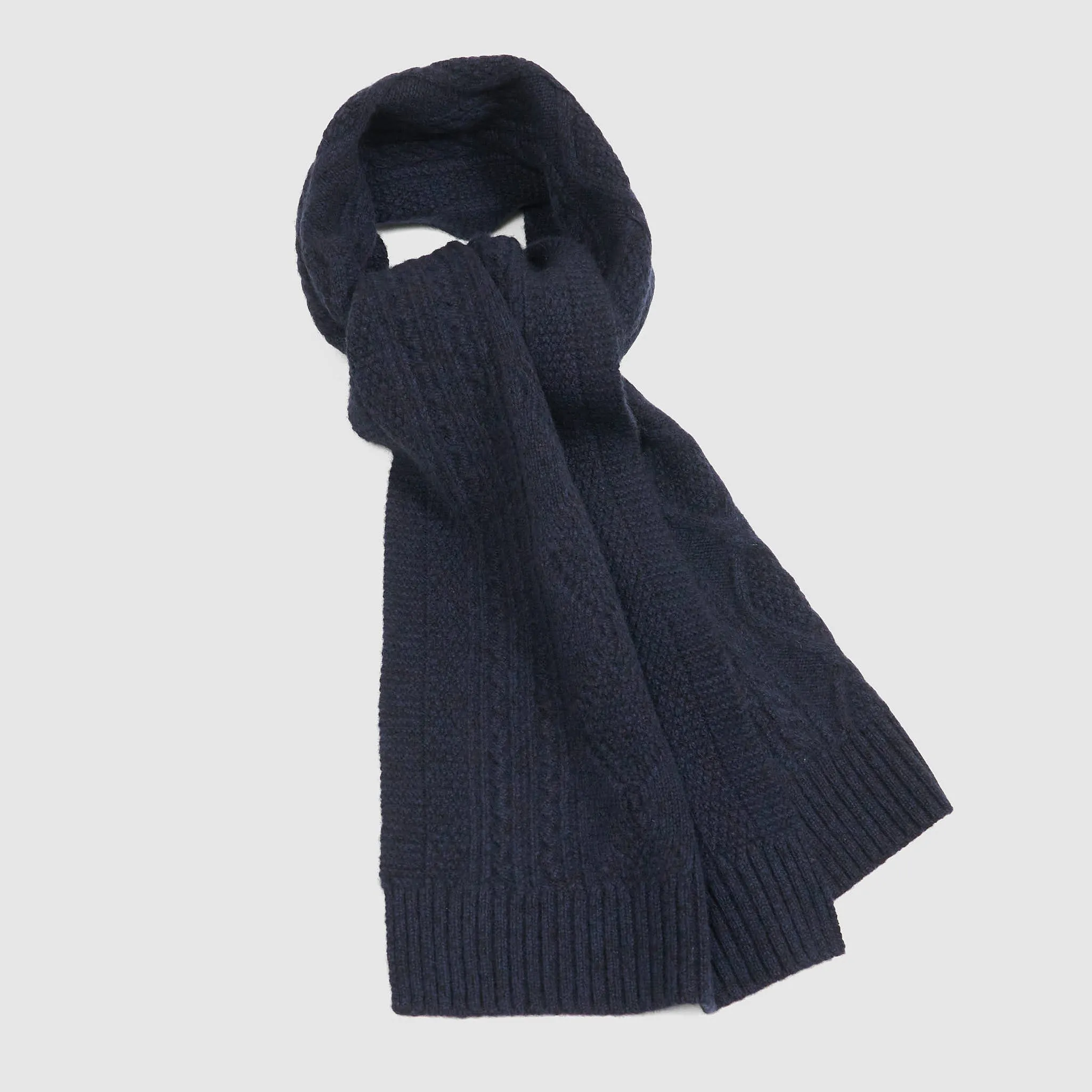 Double RL Aran Knit Cashmere Scarf sold by DeeCee style product image thumbnail 2