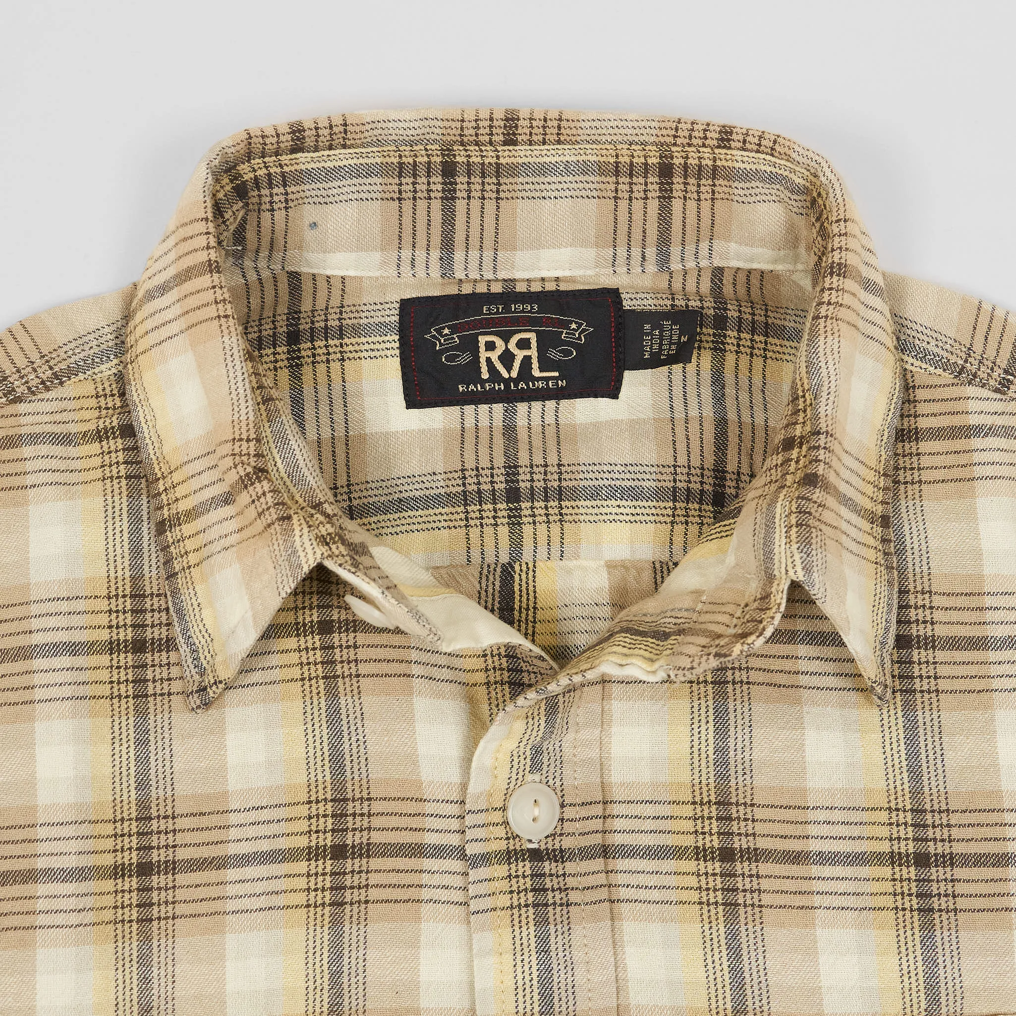 Double RL Checked Workshirt sold by DeeCee style product image thumbnail 3