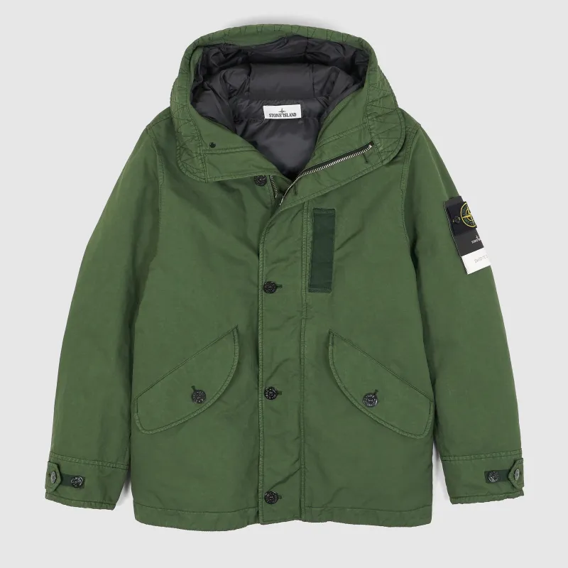 Stone Island Hooded David-TC Down Parka sold by DeeCee style