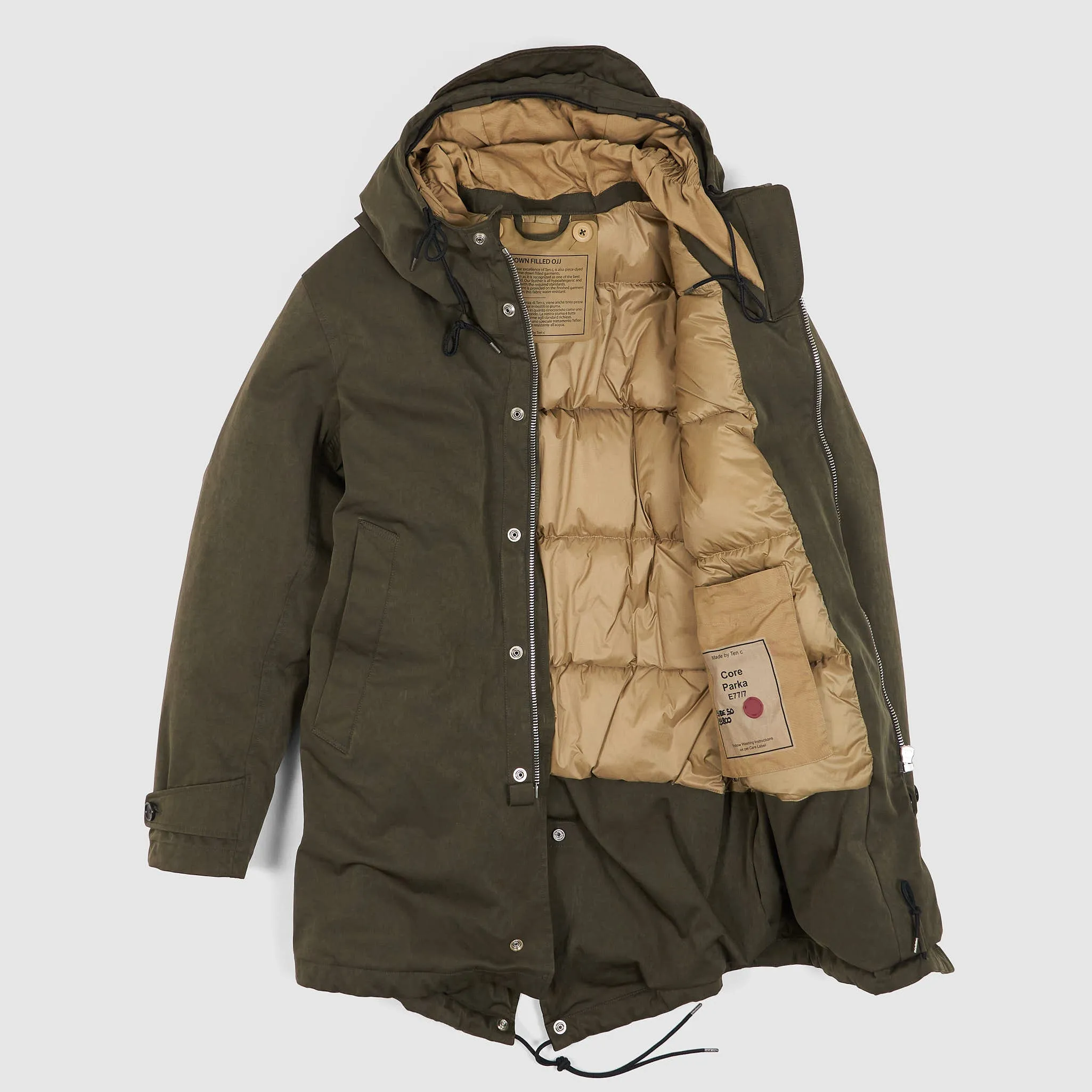 Ten c Core Down Parka sold by DeeCee style product image thumbnail 2