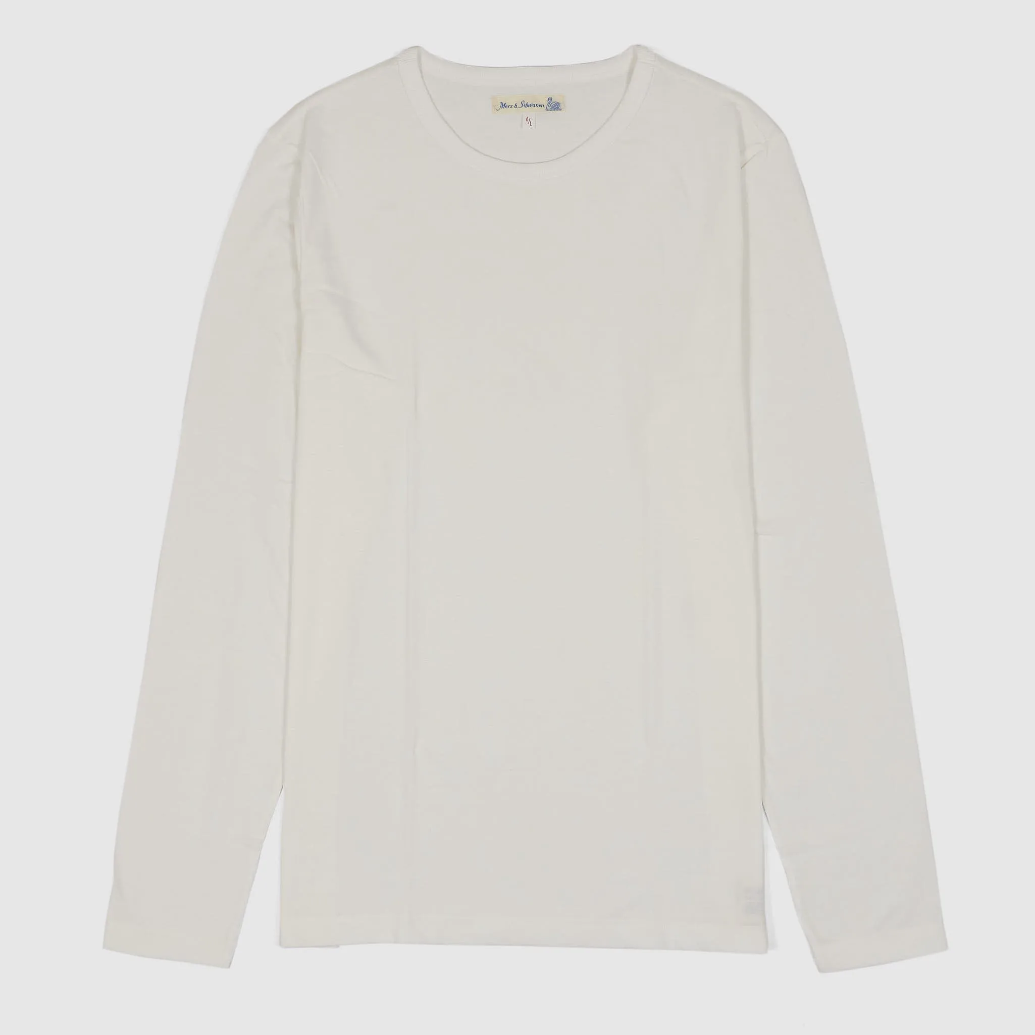Merz b. Schwanen Basic Long Sleeves Crew Neck T-Shirt sold by DeeCee style product image thumbnail 3