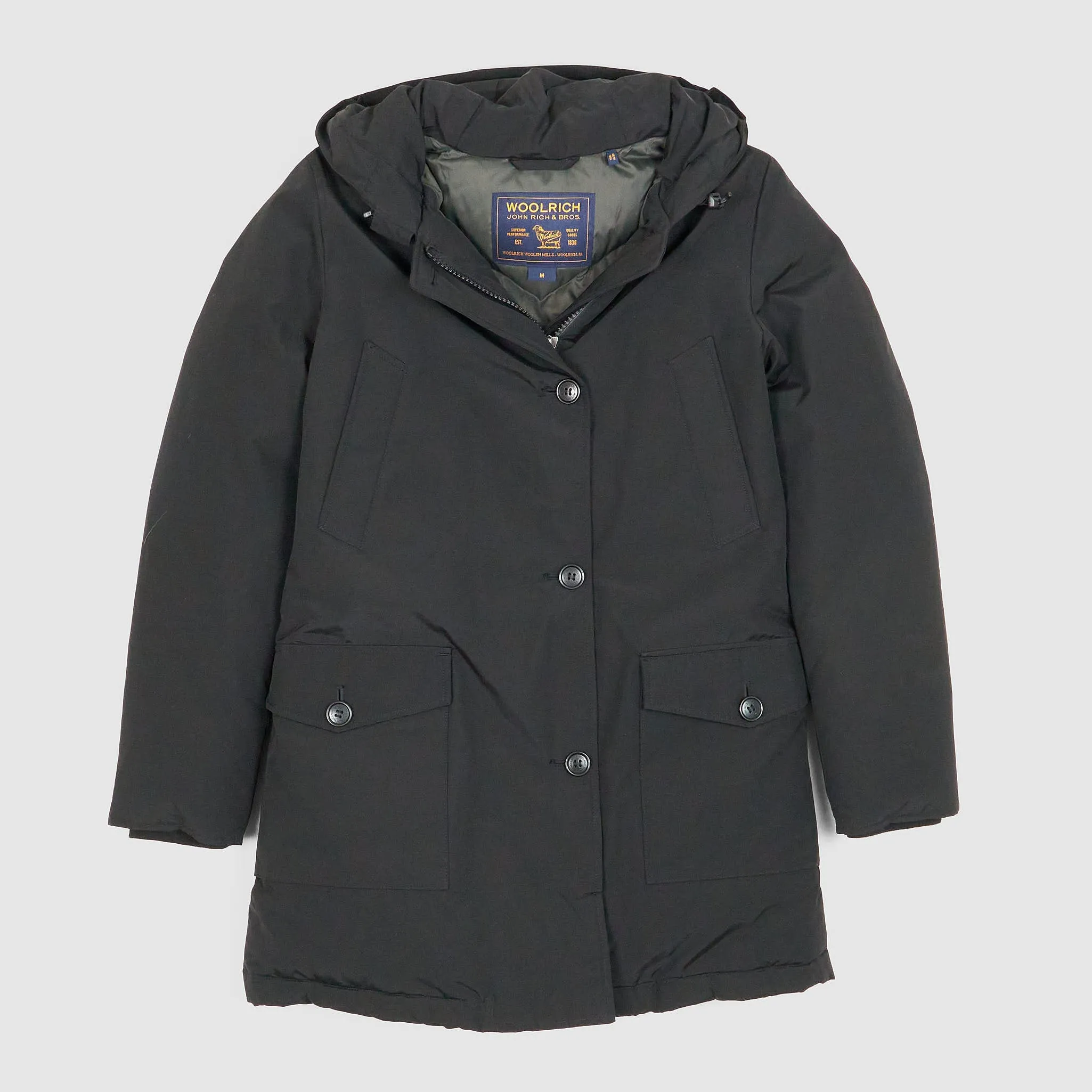 Woolrich Ladies Arctic Parka Black sold by DeeCee style