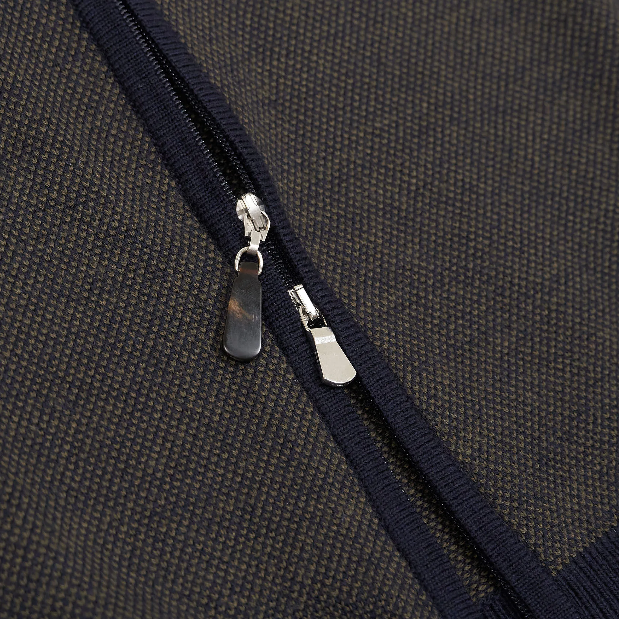 Gran Sasso Full Zip Woll Pique Cardigan sold by DeeCee style product image thumbnail 5