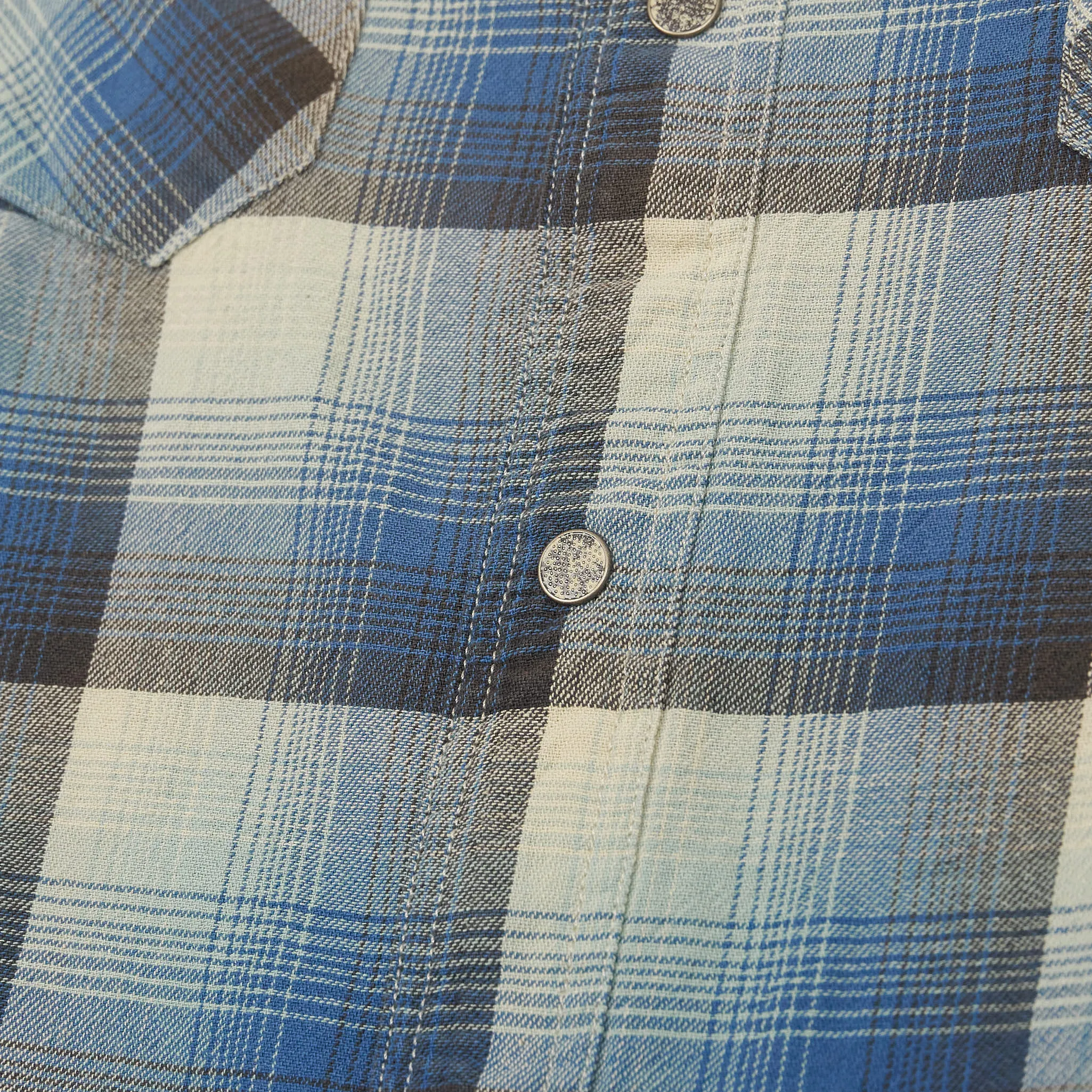 Double RL Plaid twill Western Shirt sold by DeeCee style product image thumbnail 5