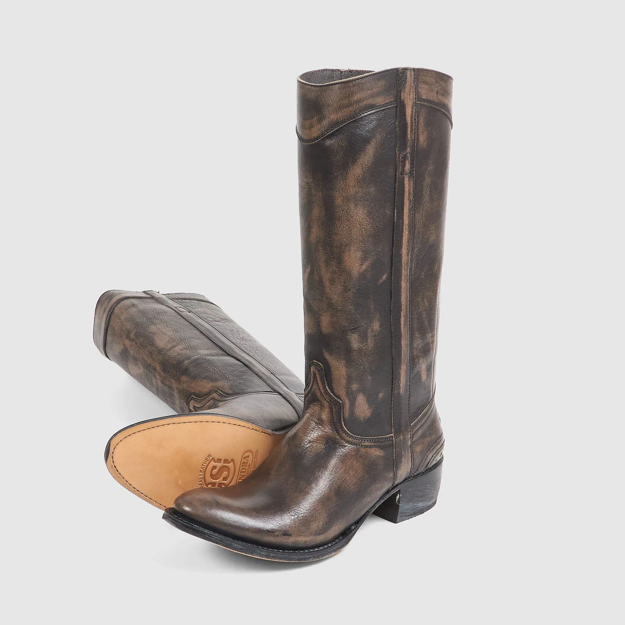 Sendra Ladies Vintage Made Leather Western Boot sold by DeeCee style product image thumbnail 2