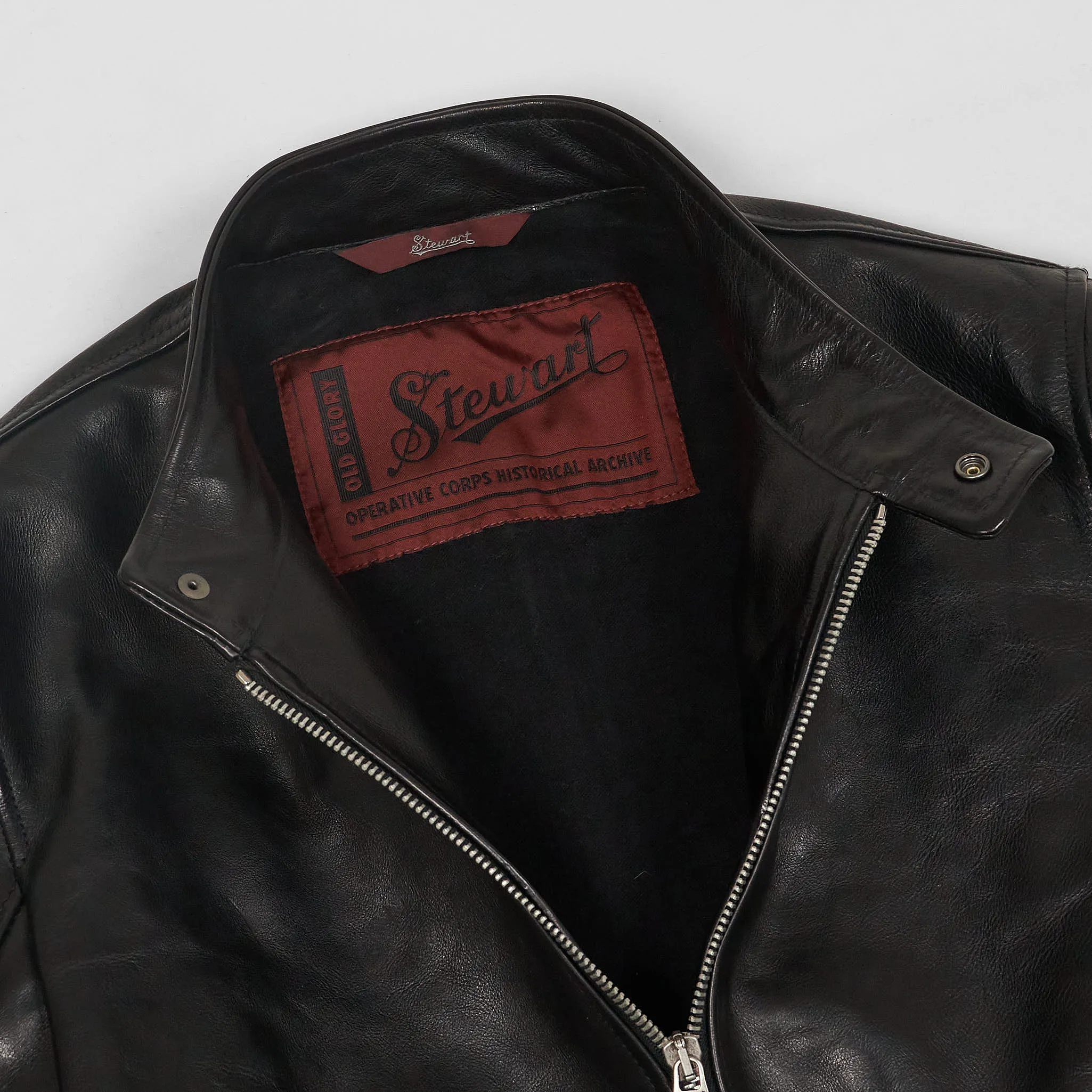 Stewart Café-Racer Leather Jacket Buffalo Skipper sold by DeeCee style product image thumbnail 5