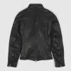 Stewart Ladies Café-Racer Leather Jacket sold by DeeCee style