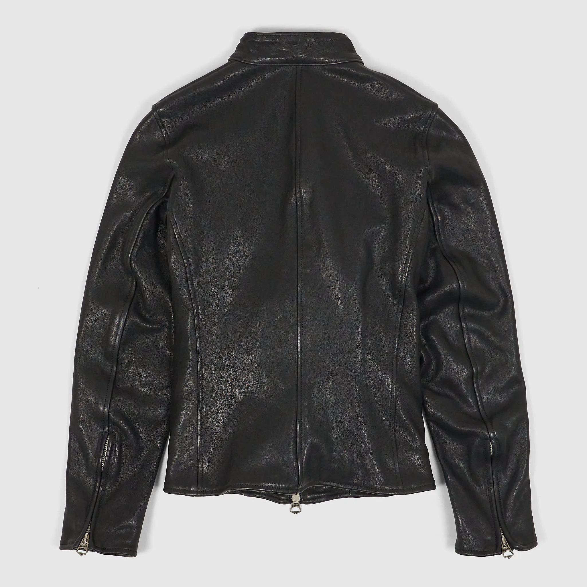 Stewart Ladies Café-Racer Leather Jacket sold by DeeCee style product image thumbnail 3