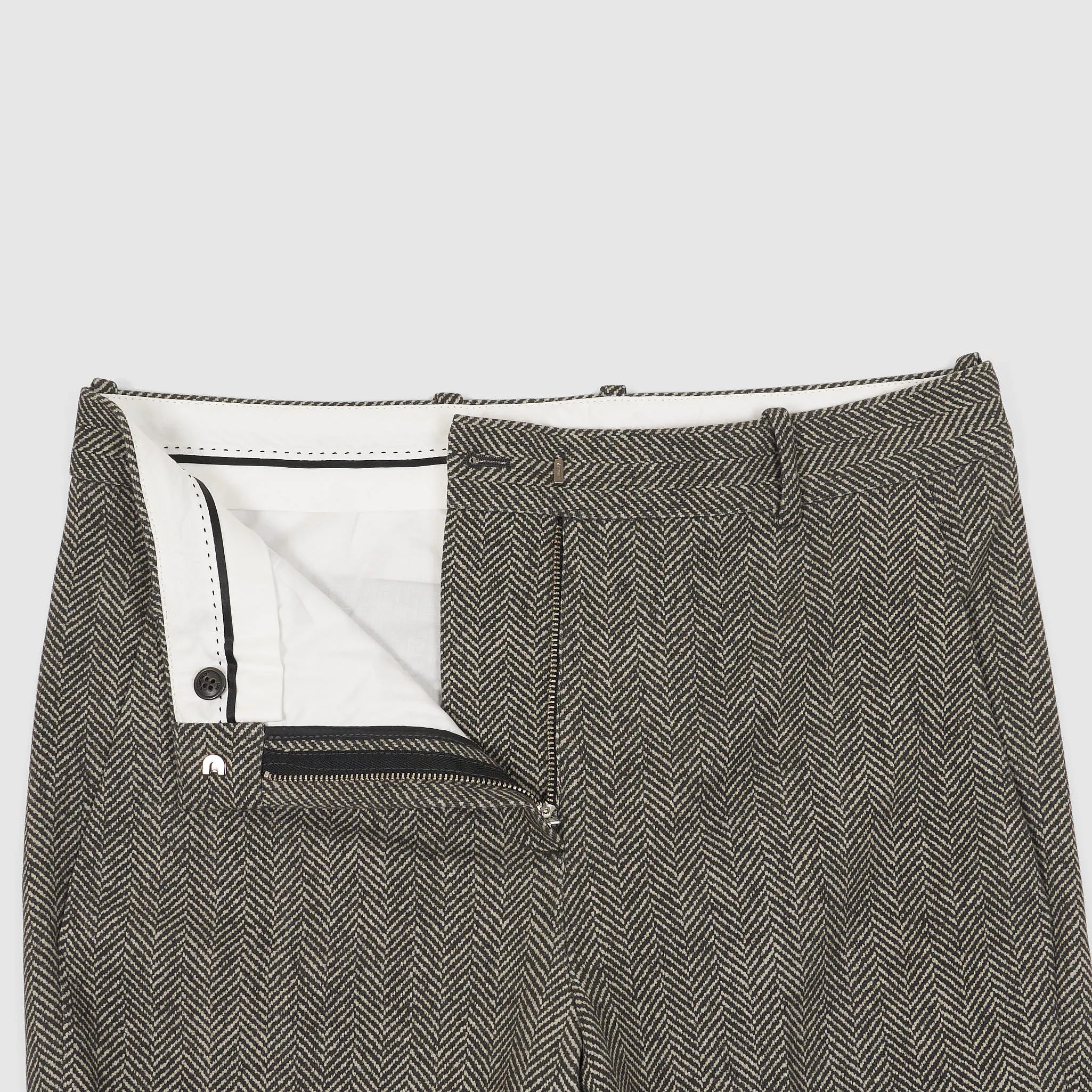 Circolo 1901 Ladies Gray Herrinbone Comfort Fleece Chino sold by DeeCee style product image thumbnail 3