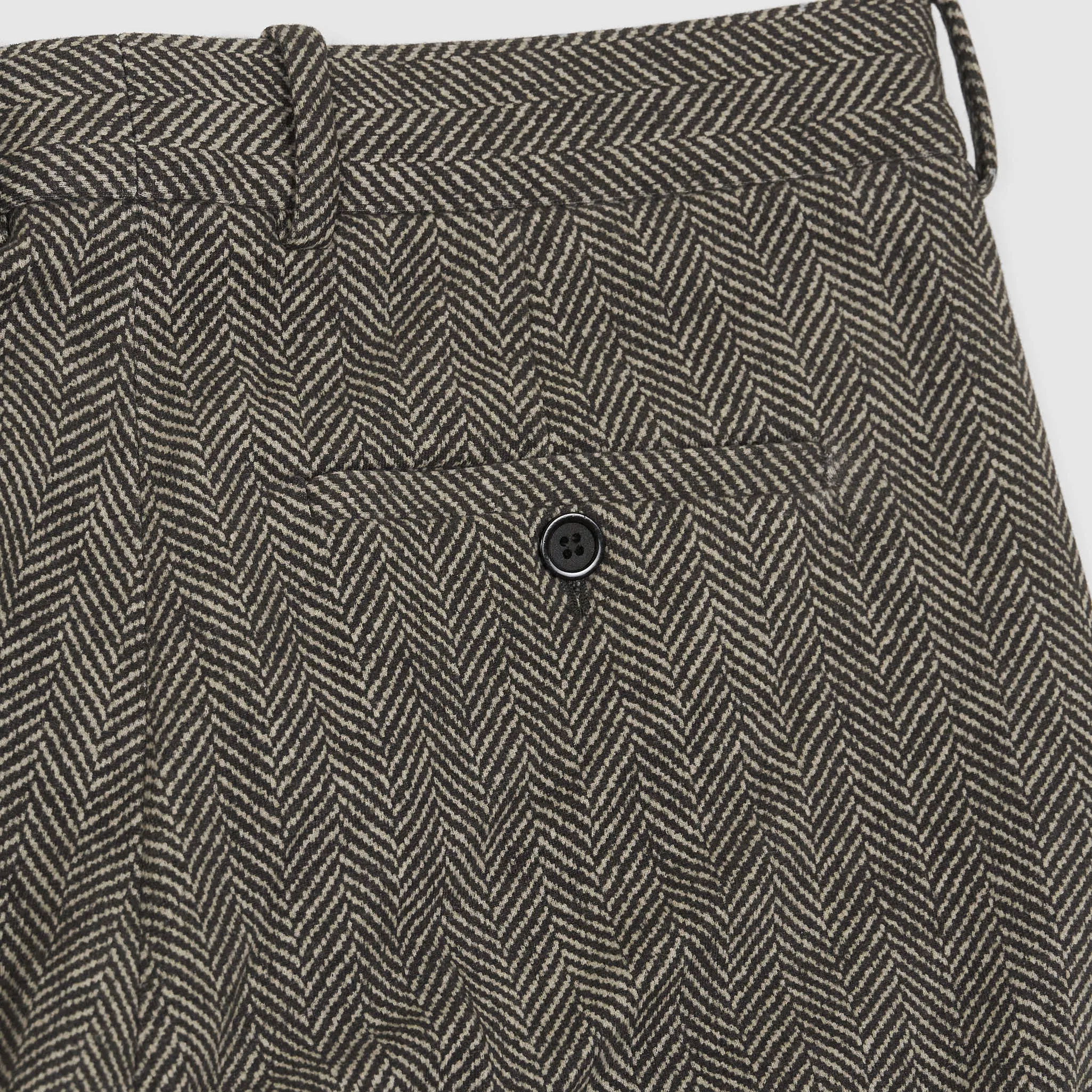 Circolo 1901 Ladies Gray Herrinbone Comfort Fleece Chino sold by DeeCee style product image thumbnail 5