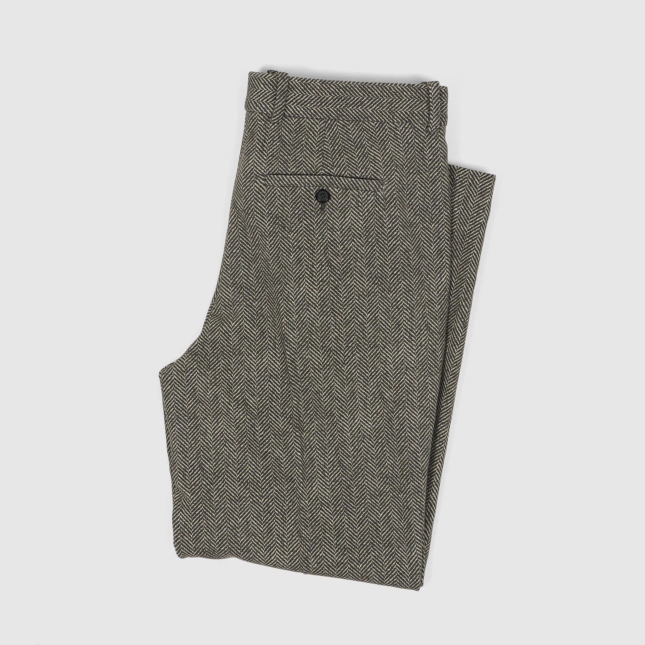 Circolo 1901 Ladies Gray Herrinbone Comfort Fleece Chino sold by DeeCee style product image thumbnail 2
