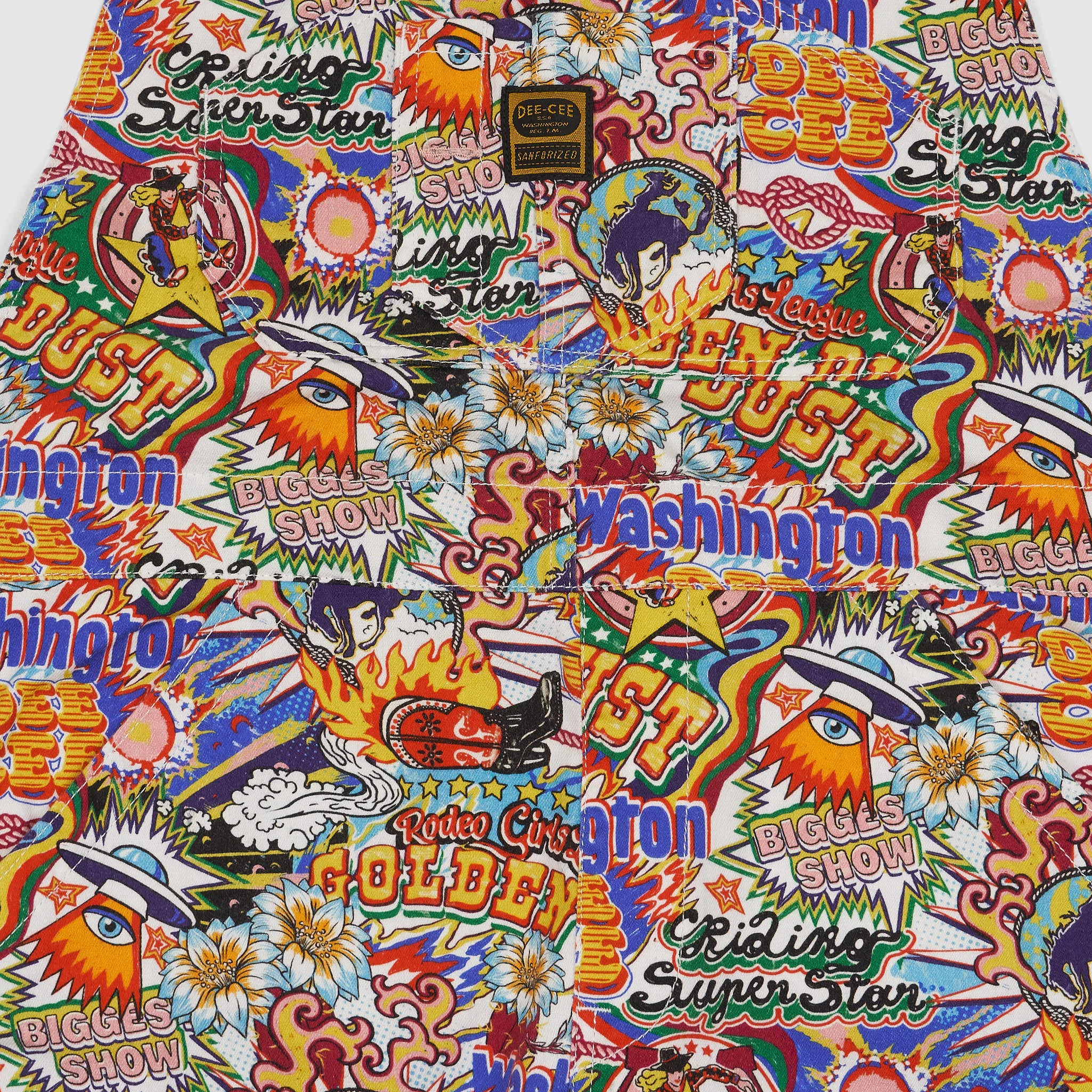 Washington Dee-Cee Ladies Rodeo Printed Bib Overall sold by DeeCee style product image thumbnail 2