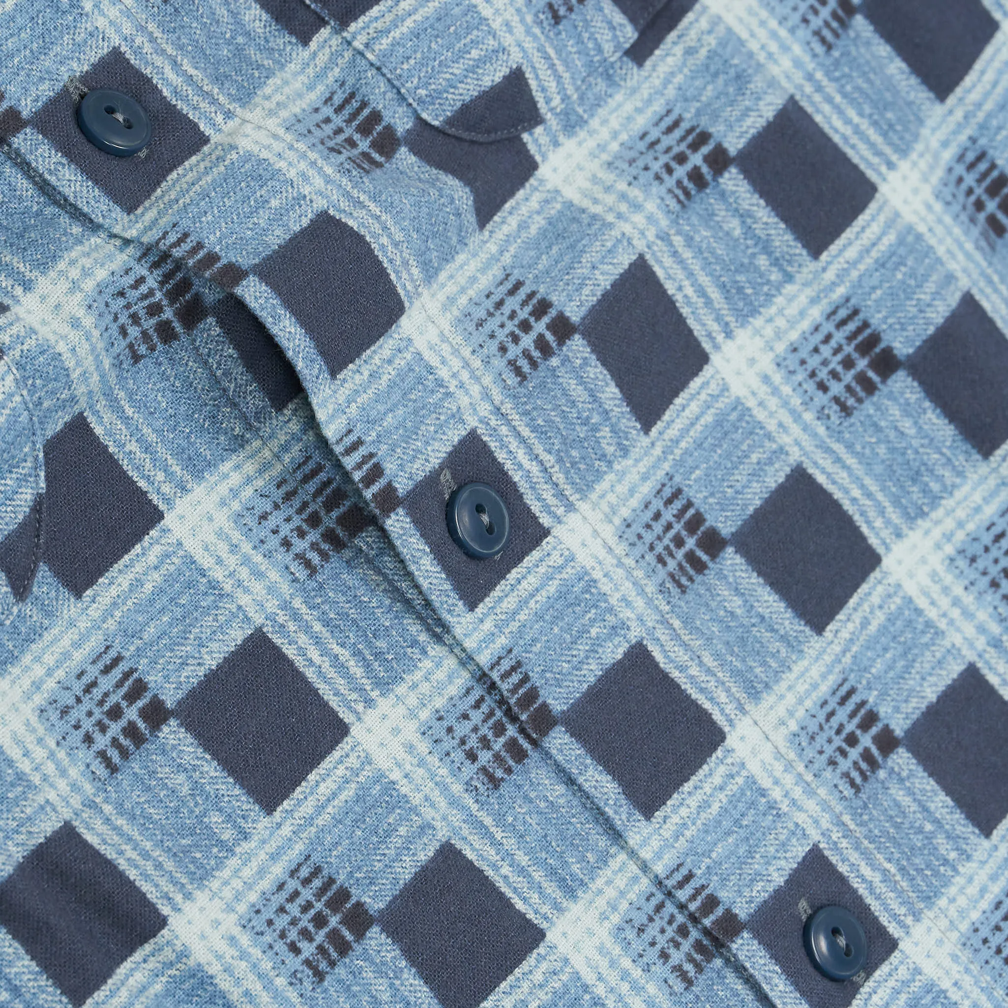 Double RL Plaid-Print Flannel Work Shirt sold by DeeCee style product image thumbnail 5