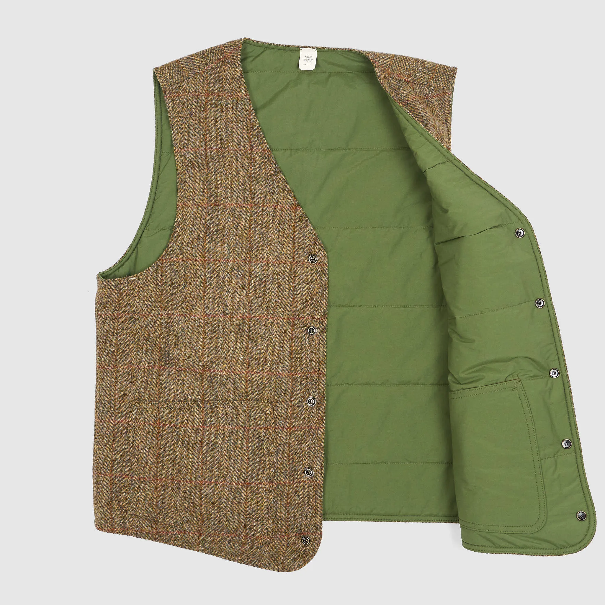 Double RL Huntshaw Reversible Harris Tweed Vest sold by DeeCee style product image thumbnail 4