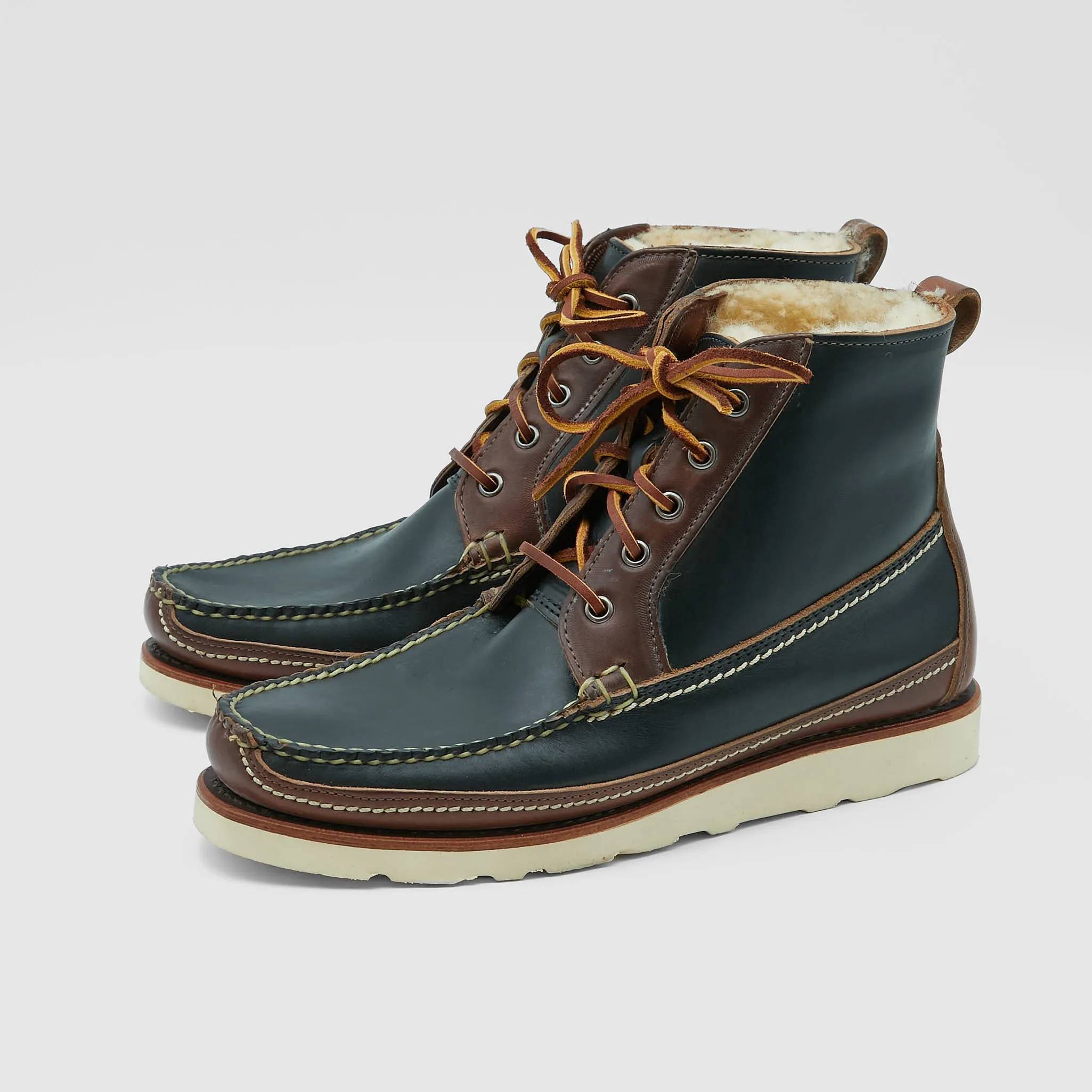 Eastland Shoe Corp. Berwick- Shearling Moc Toe Boot sold by DeeCee style