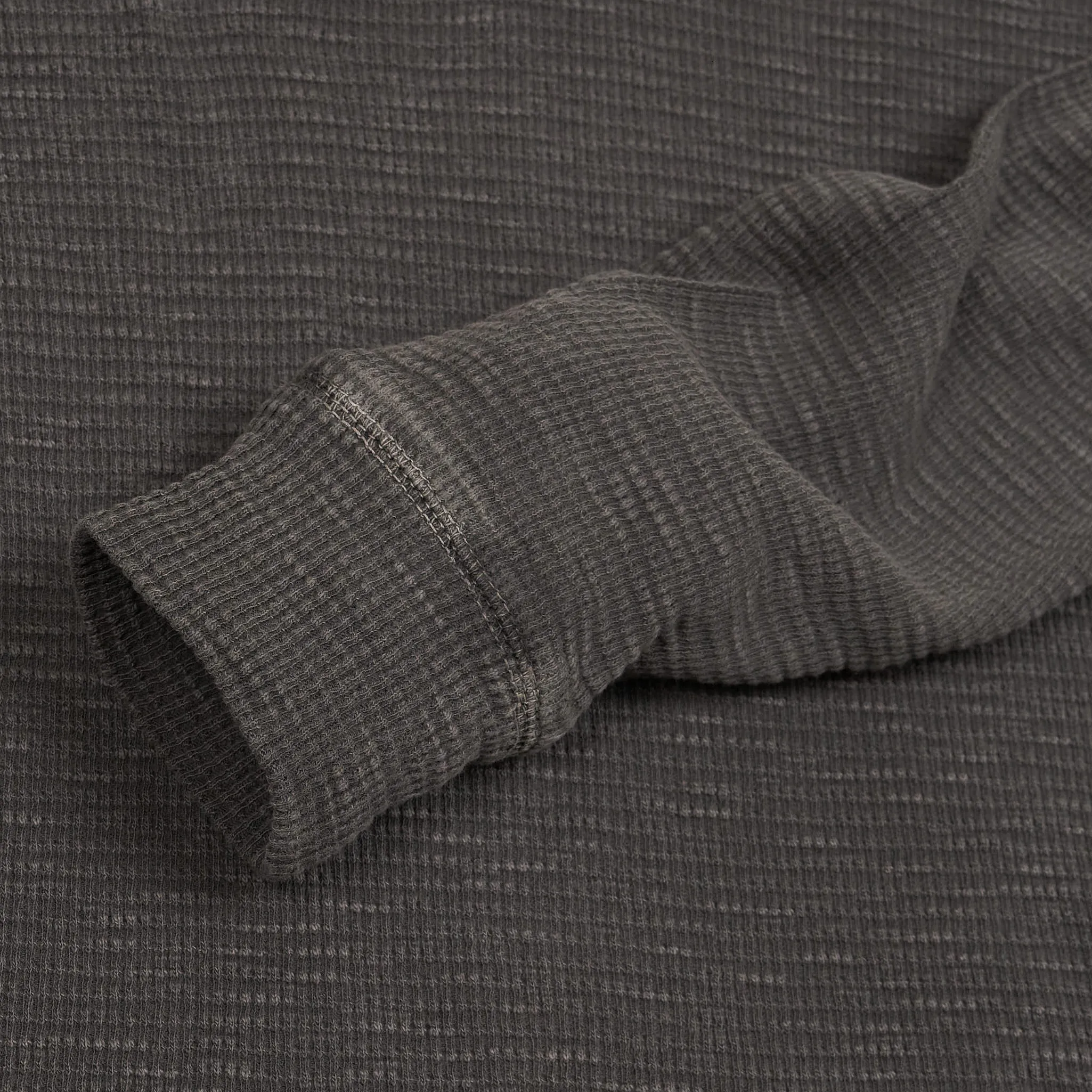 Double RL Long Sleeve Waffle Henley Shirt sold by DeeCee style product image thumbnail 3