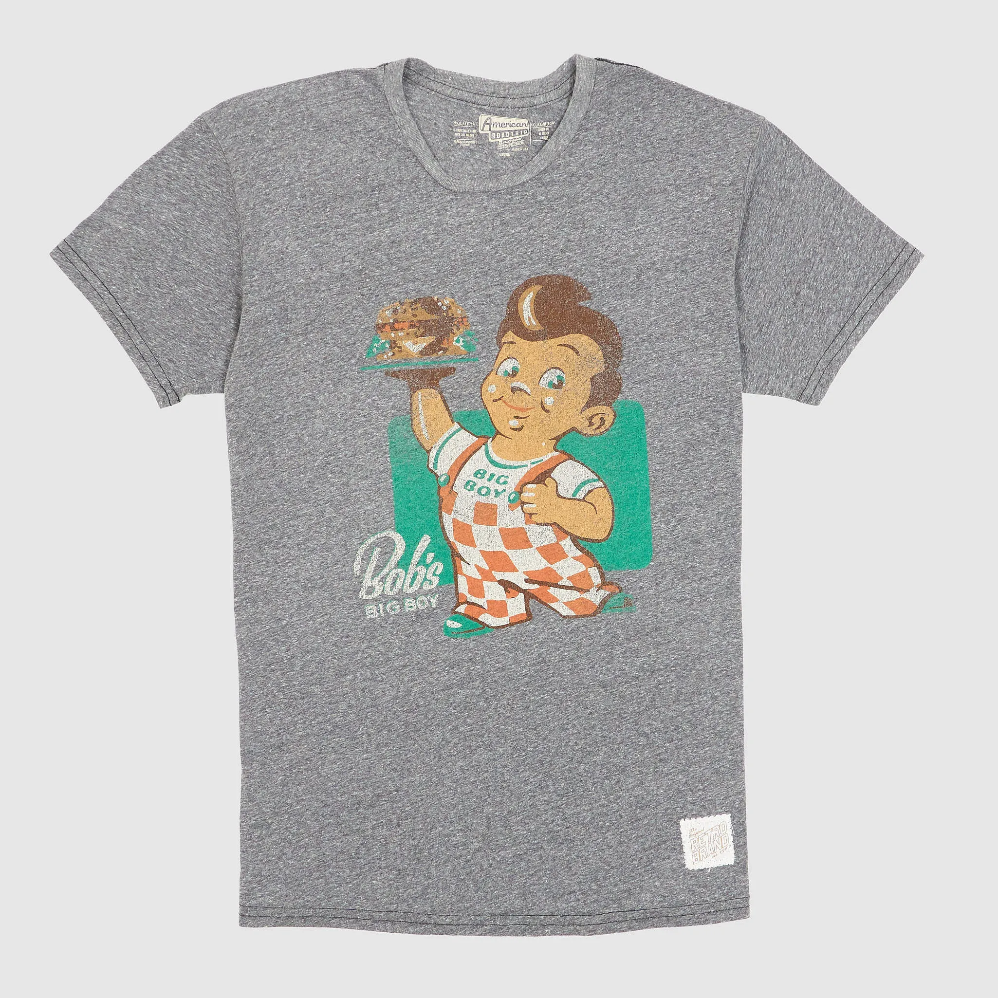 Retro Brand Vintage Big Boy Short Sleeve Crew Neck T-Shirt sold by DeeCee style