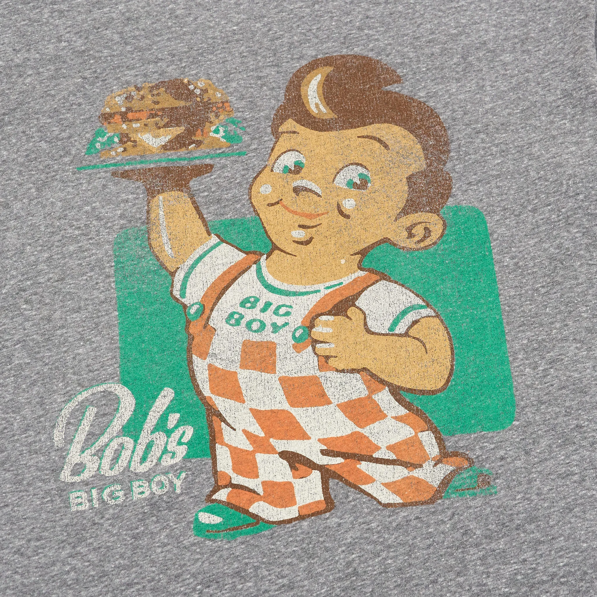Retro Brand Vintage Big Boy Short Sleeve Crew Neck T-Shirt sold by DeeCee style product image thumbnail 2