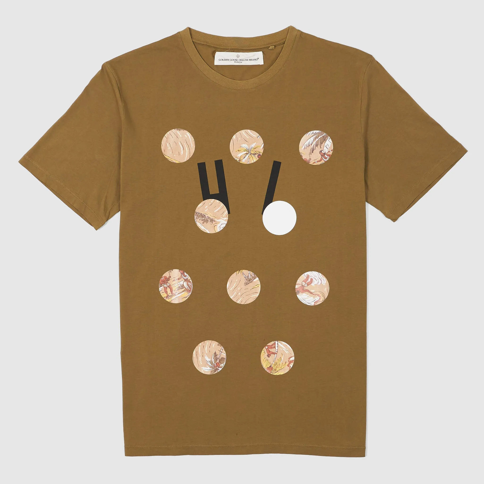 Golden Goose Printed Short Sleeve Crew Neck T-Shirt sold by DeeCee style
