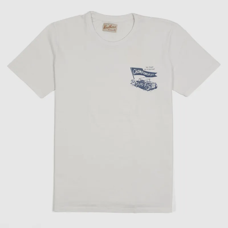 Brothers Sportswear Printed Short Sleeve Crew Neck T-Shirt sold by DeeCee style