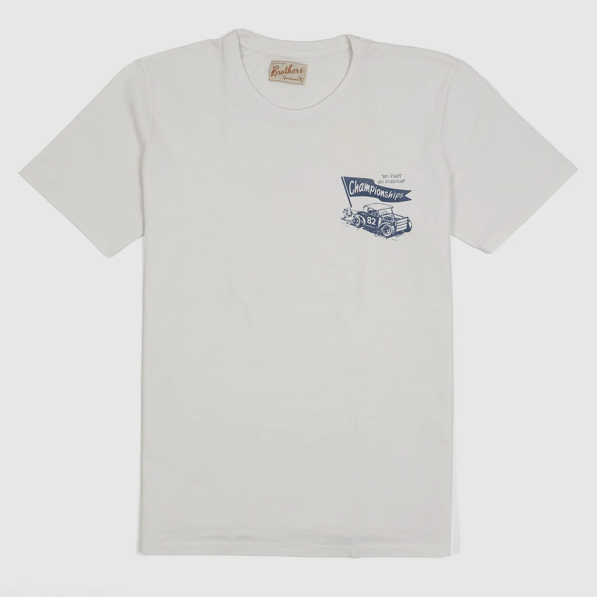 Brothers Sportswear Printed Short Sleeve Crew Neck T-Shirt sold by DeeCee style