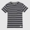 Bedwin & The Heratbreakers Striped Short Sleeve Pocket Crew Neck T-Shirt sold by DeeCee style