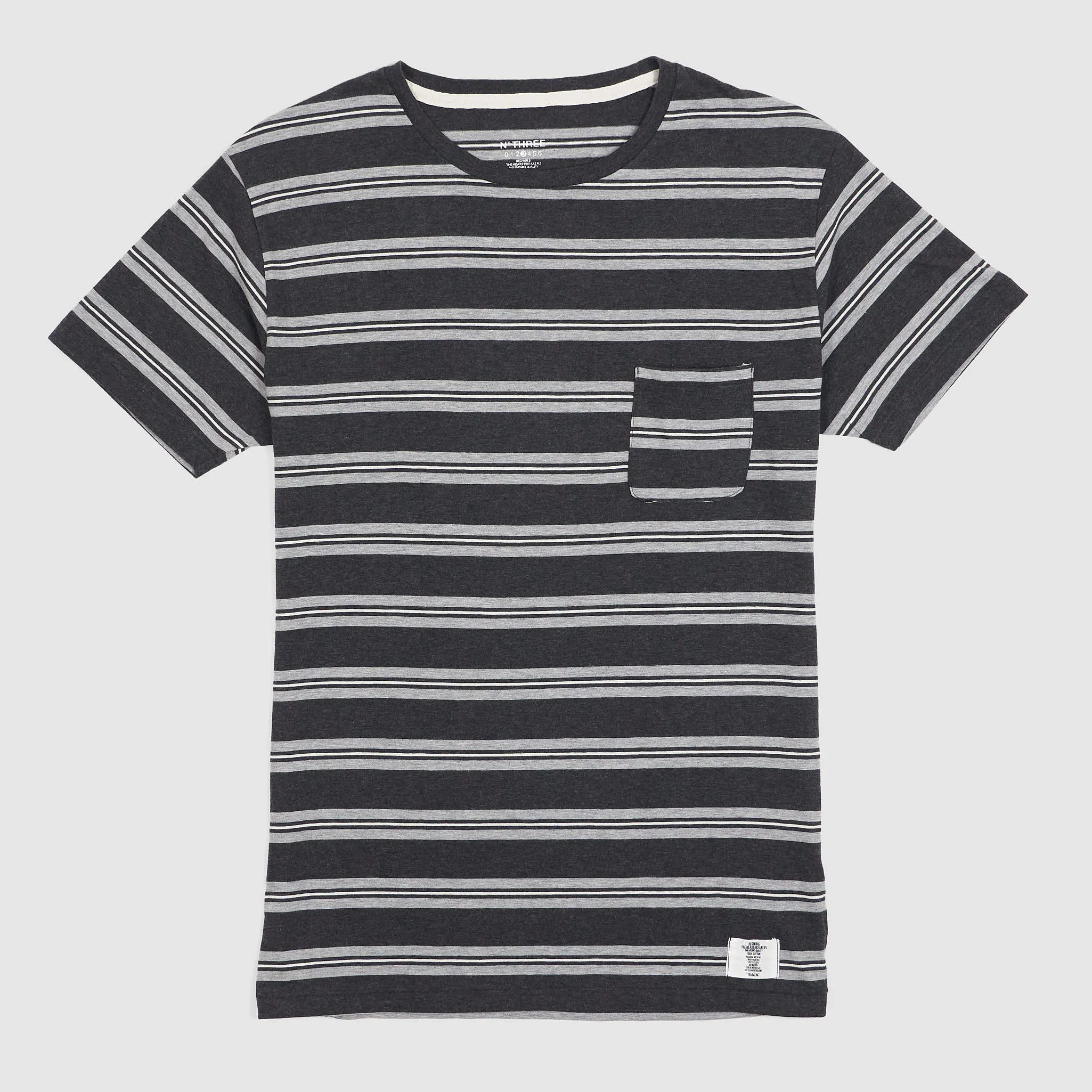 Bedwin & The Heratbreakers Striped Short Sleeve Pocket Crew Neck T-Shirt sold by DeeCee style