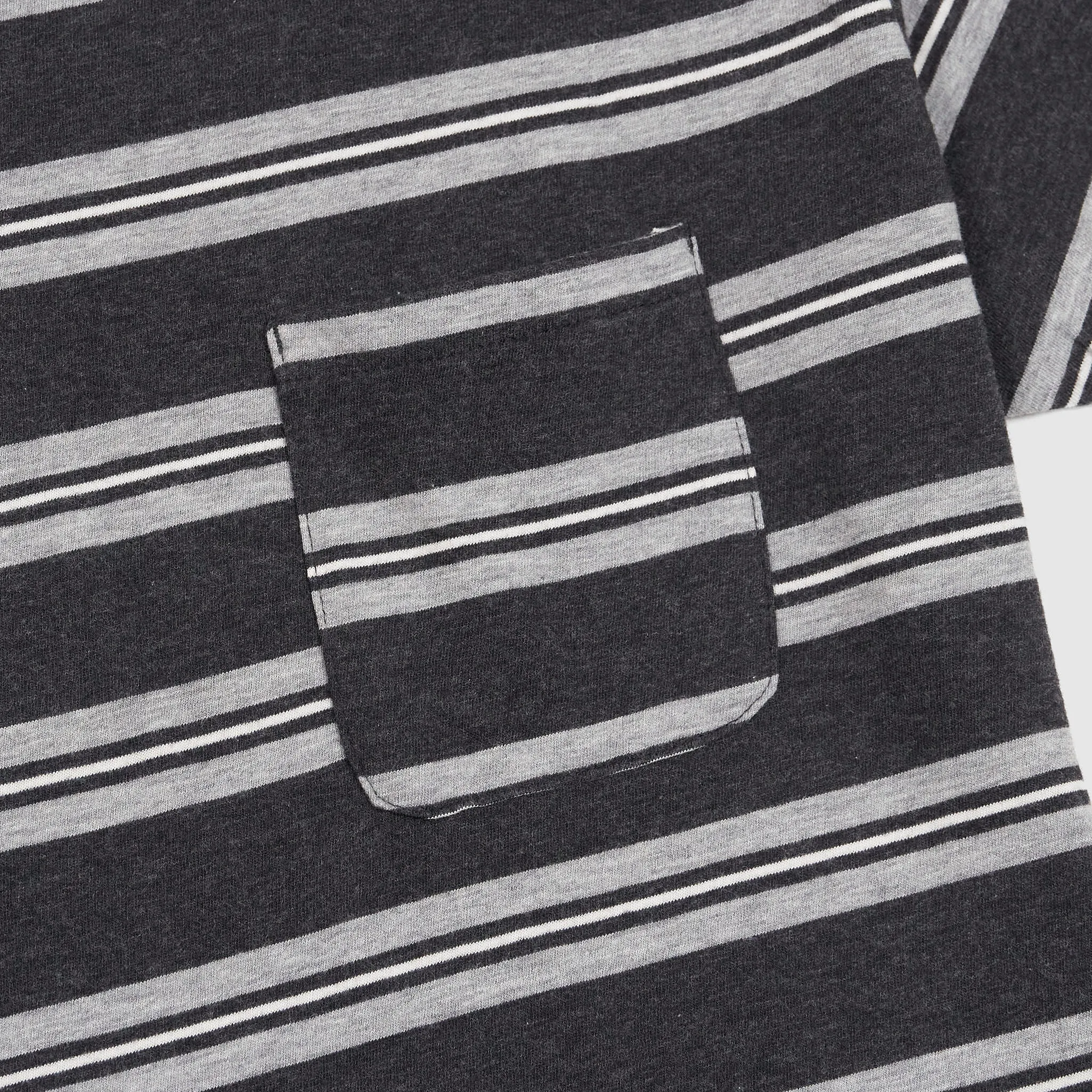 Bedwin & The Heratbreakers Striped Short Sleeve Pocket Crew Neck T-Shirt sold by DeeCee style product image thumbnail 3