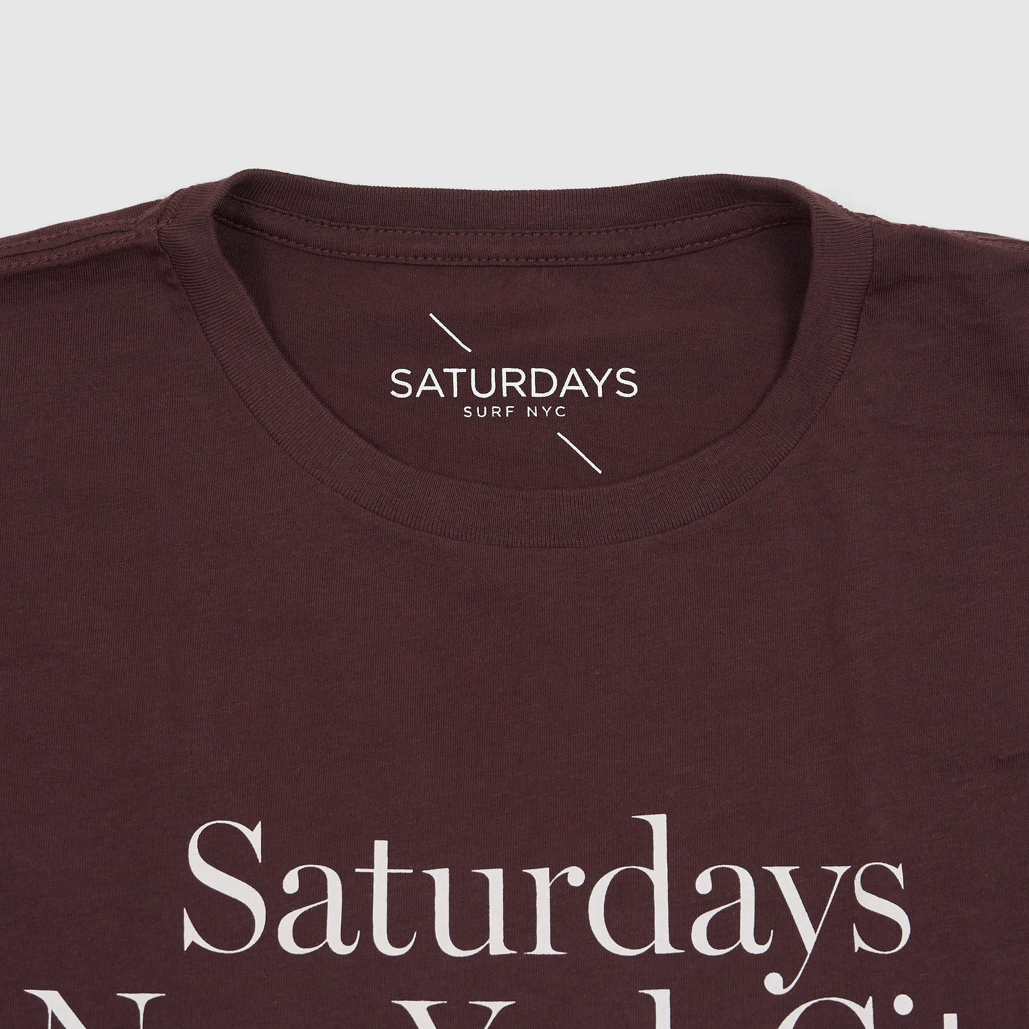 Saturdays NYC Printed Crew Neck Short Sleeve T-Shirt sold by DeeCee style product image thumbnail 3