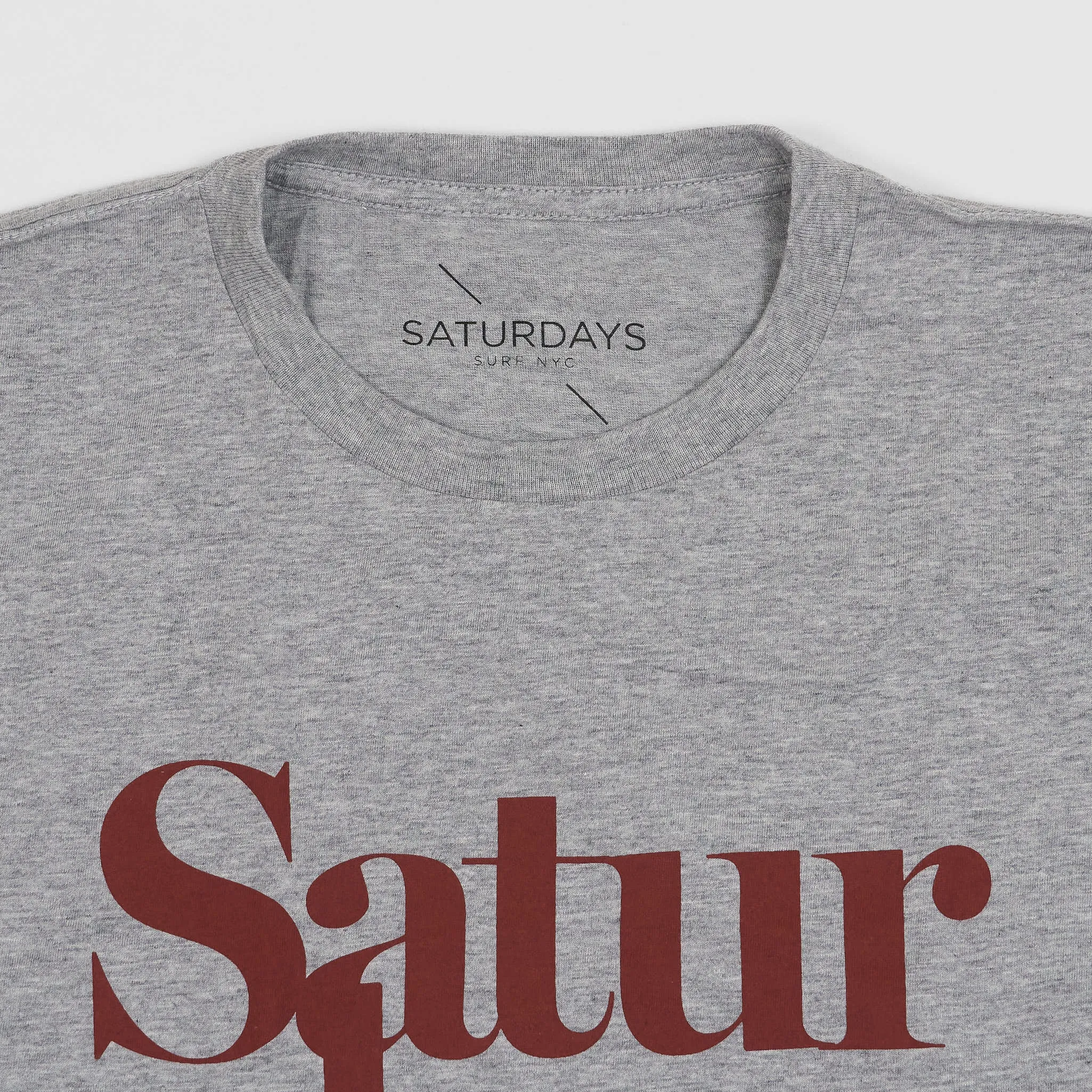 Saturdays NYC Front Logo Crew Neck Short Sleeve T-Shirt sold by DeeCee style product image thumbnail 3