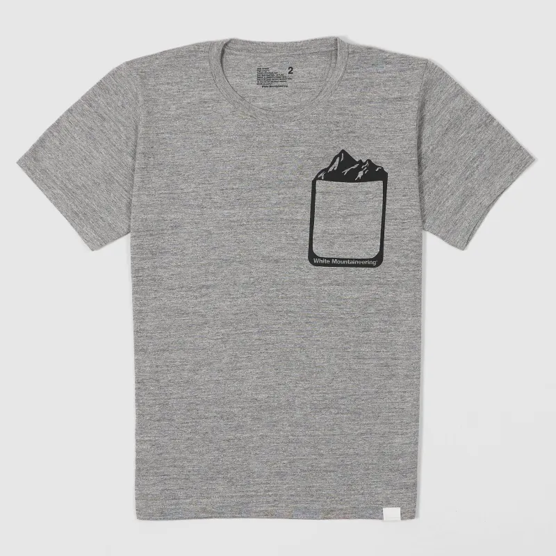 White Mountaineering Mountain Pocket Crew Neck Short Sleeve T-Shirt sold by DeeCee style