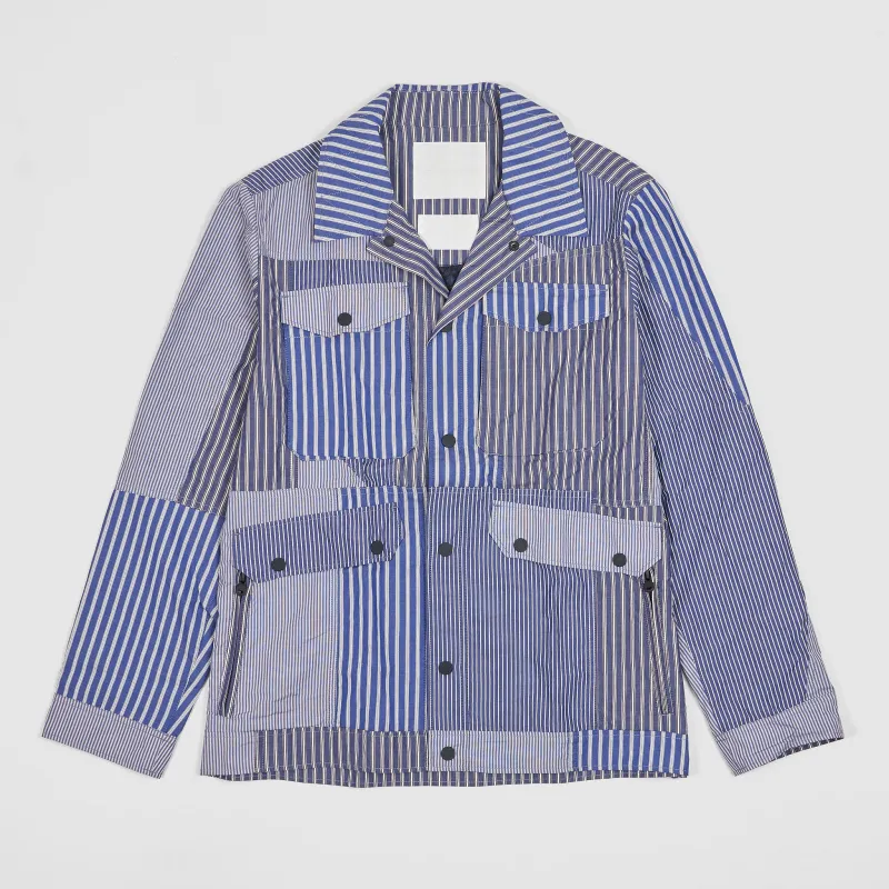 White Mountaineering Patchwork Casual Jacket sold by DeeCee style