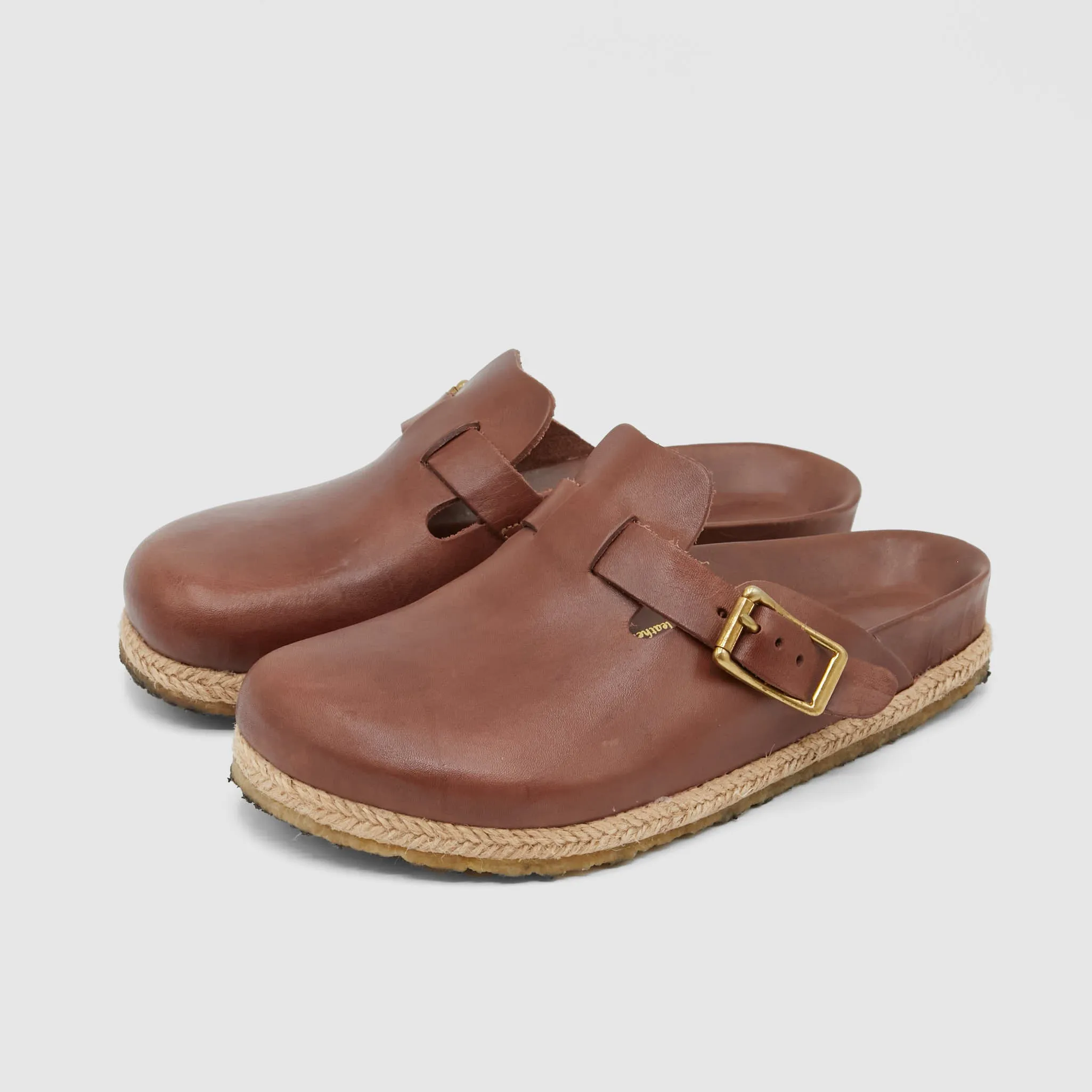 Yuketen Comfort Leather Clogs sold by DeeCee style