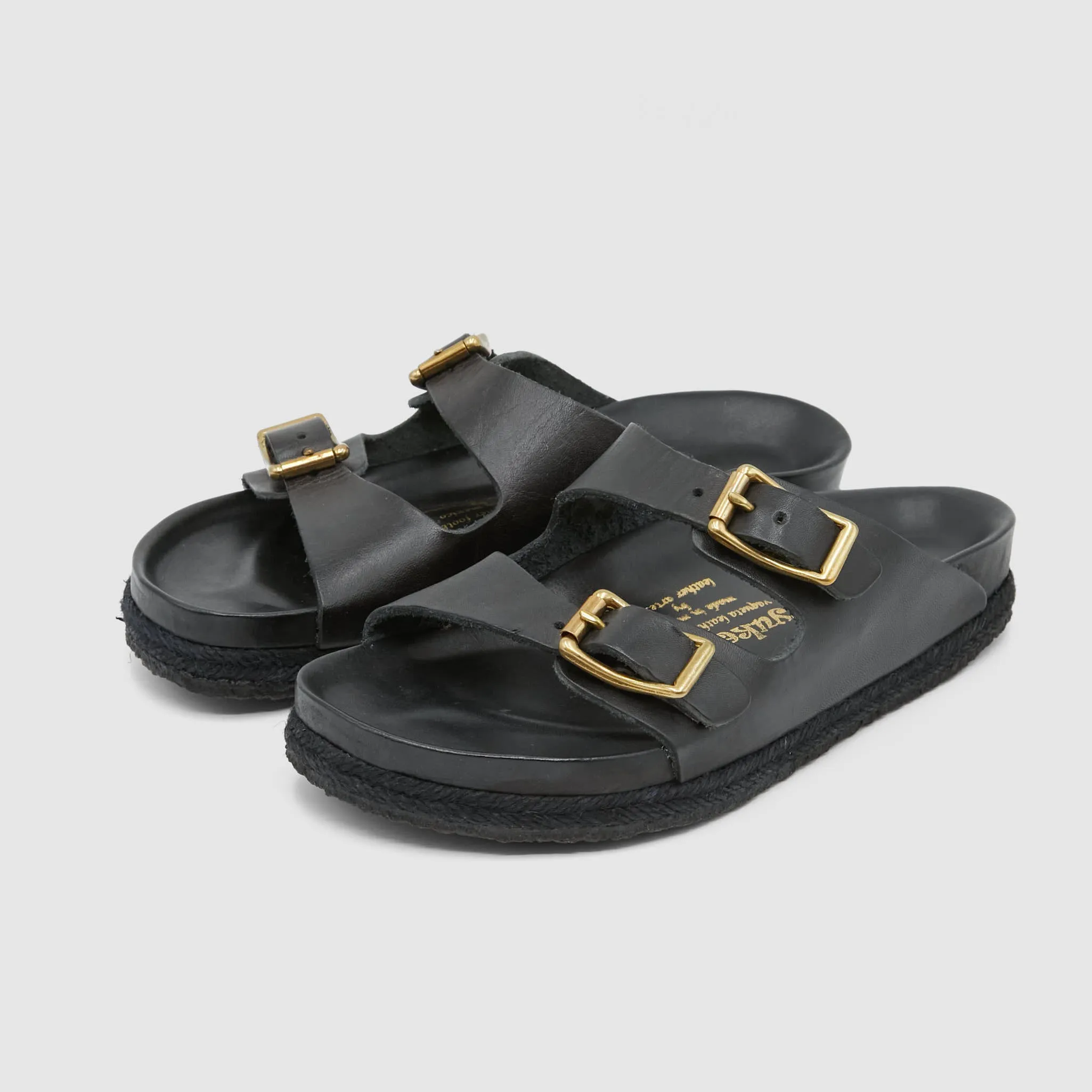 Yuketen Comfort Leather Sandals sold by DeeCee style