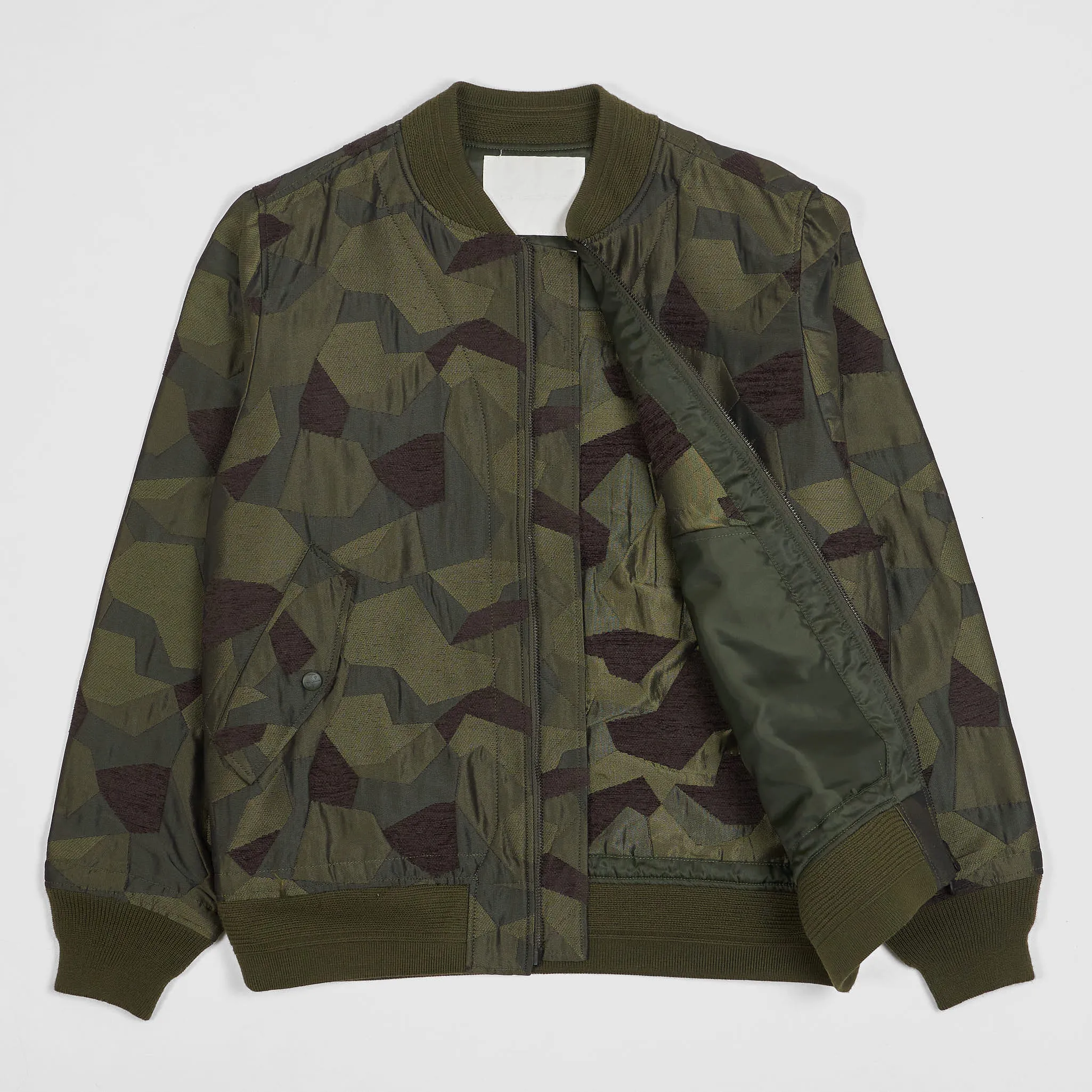 White Mountaineering Jacquard Bomber Jacket sold by DeeCee style product image thumbnail 2