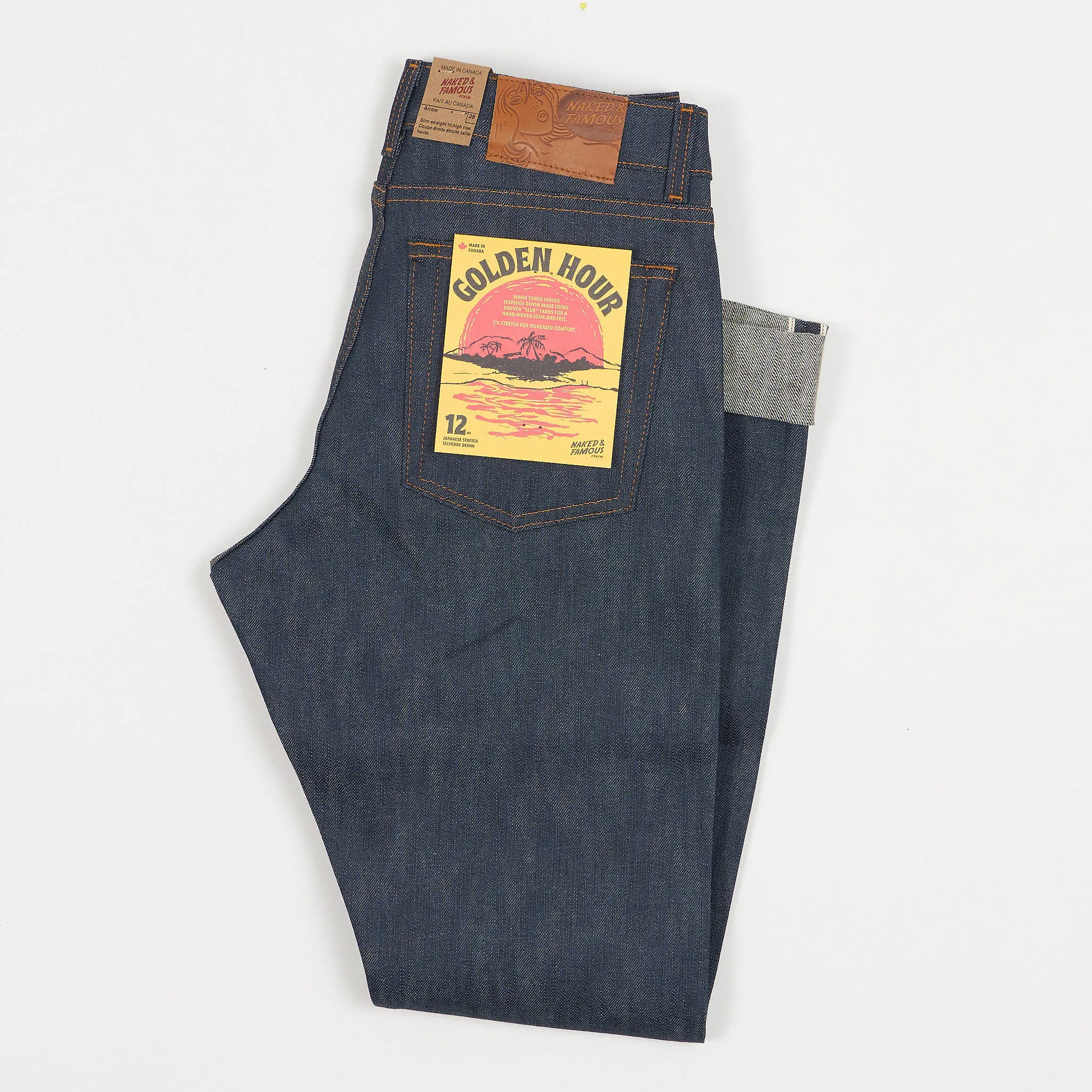 Naked & Famous Ladies Golden Hour Japanese Selvage Denim Stretch Jeans sold by DeeCee style product image thumbnail 2