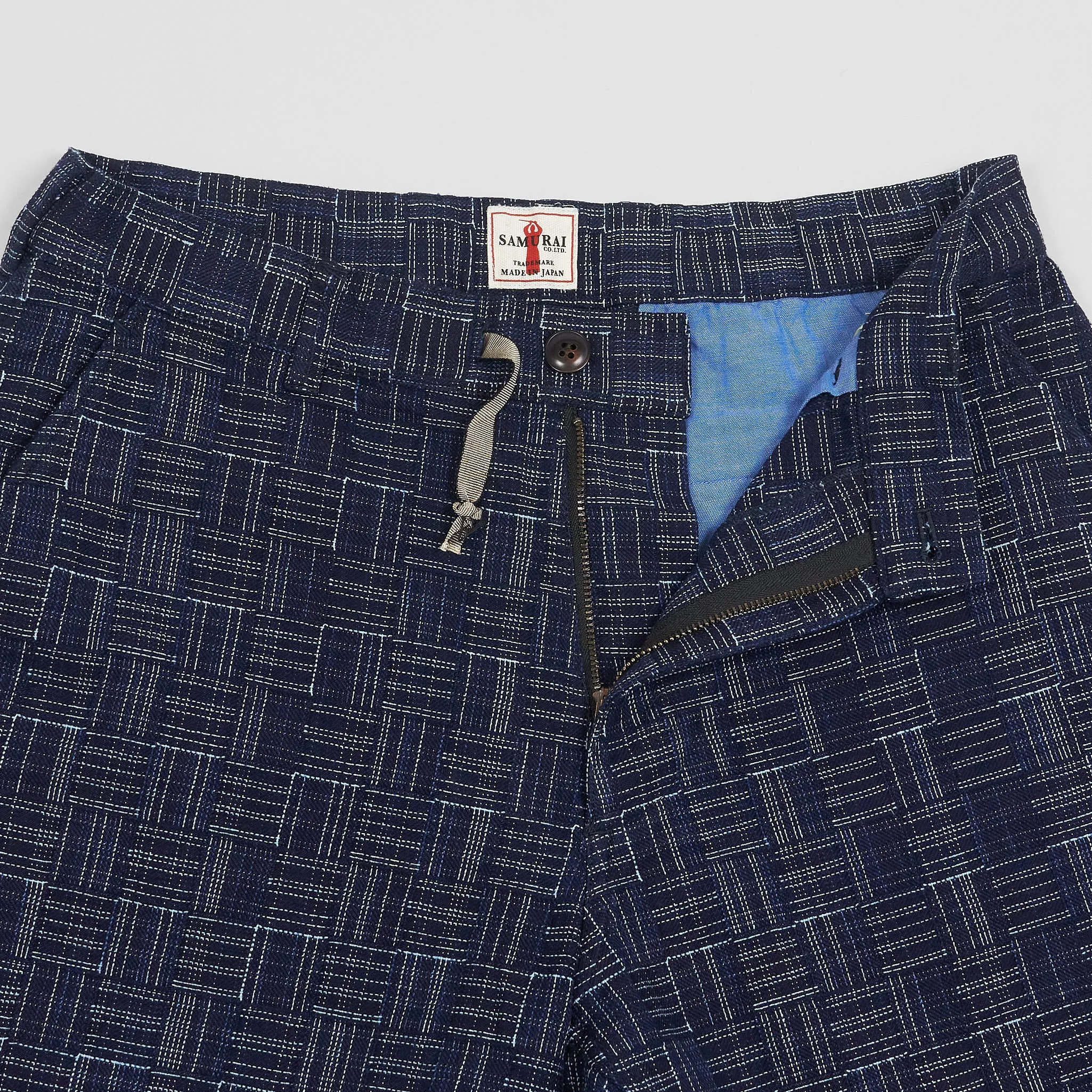 Samurai Jeans Sashiko Weave Bermuda Shorts sold by DeeCee style product image thumbnail 4