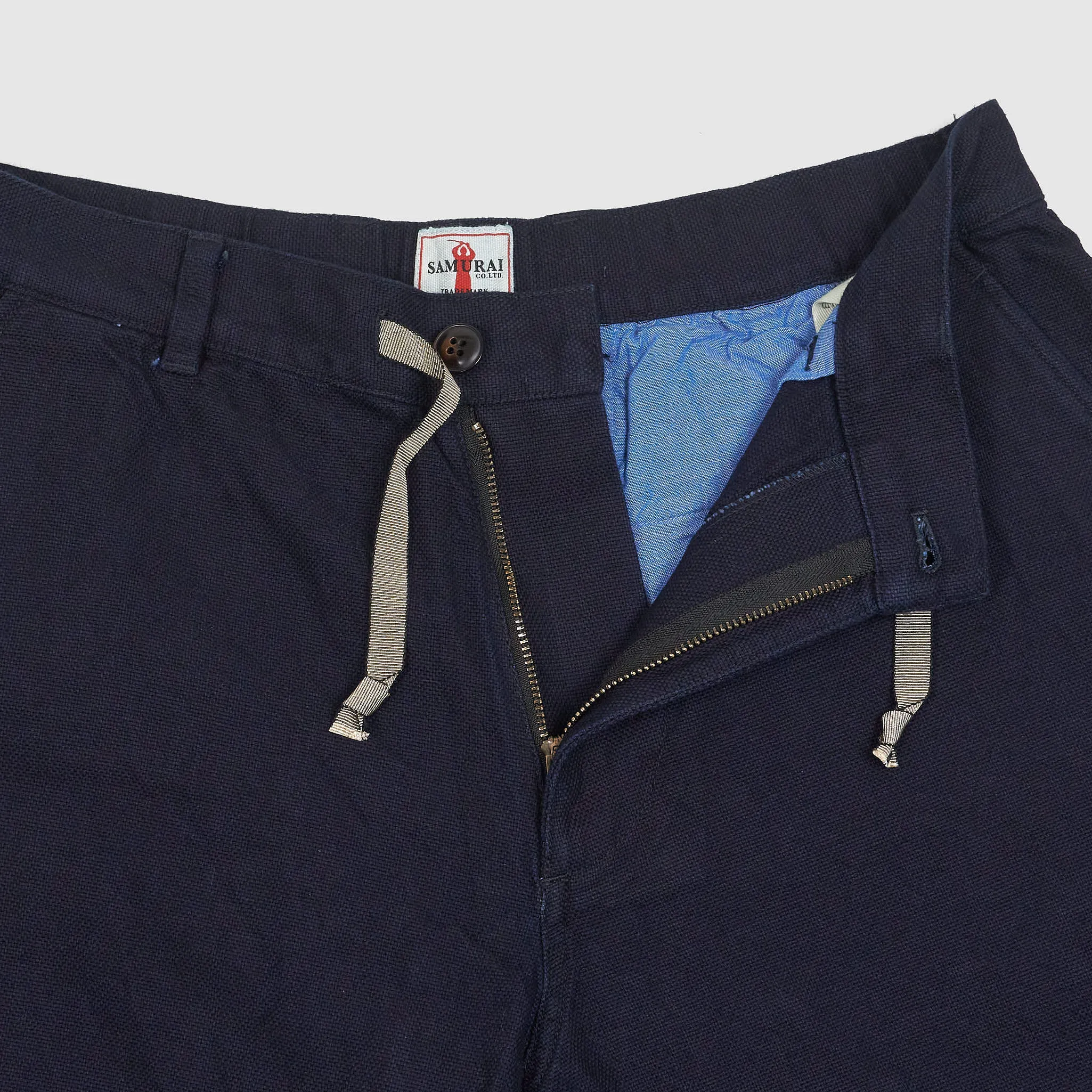 Samurai Jeans Sashiko Indigo Dyed Bermuda Shorts sold by DeeCee style product image thumbnail 4