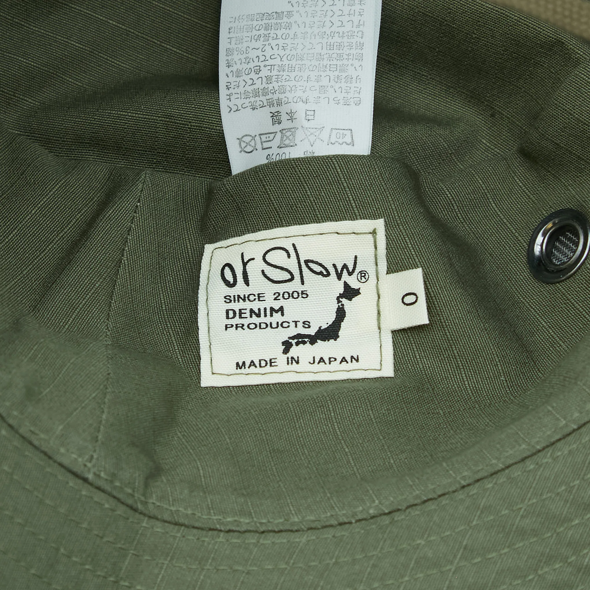 Orslow OD Army Jungle Bucket Hat sold by DeeCee style product image thumbnail 4